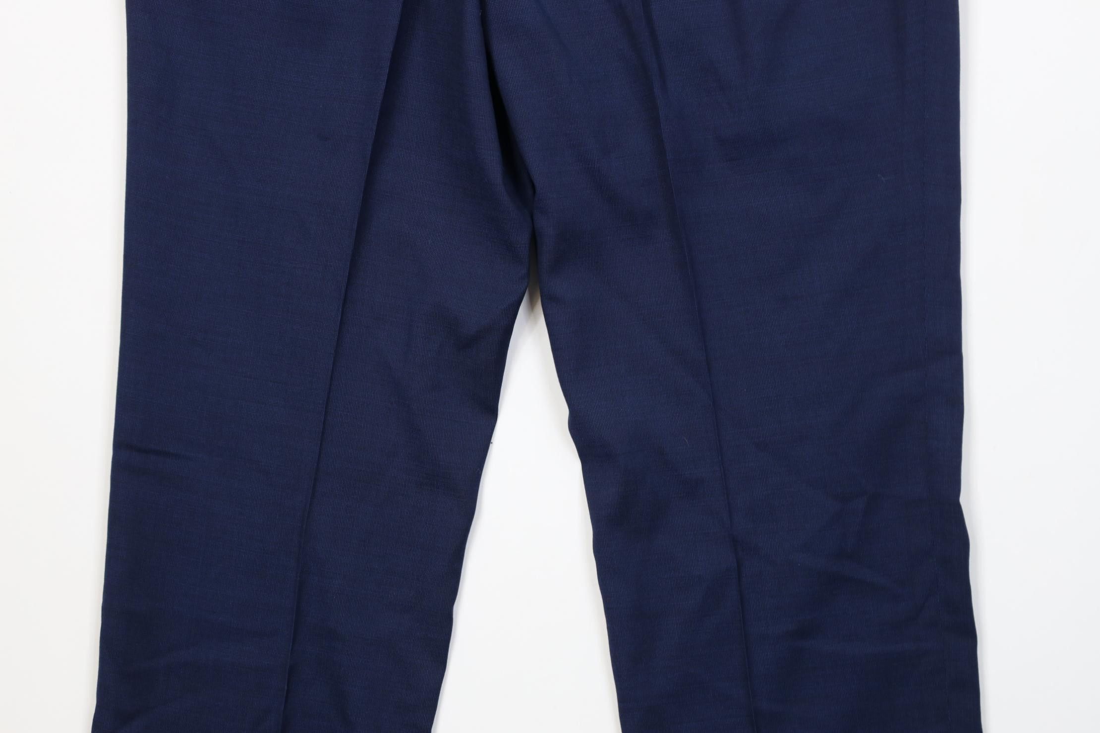 Vintage Vintage Y2K Streetwear Blend Knit Chino Pants Trousers Blue Size US 34 / EU 50 - 13 Thumbnail