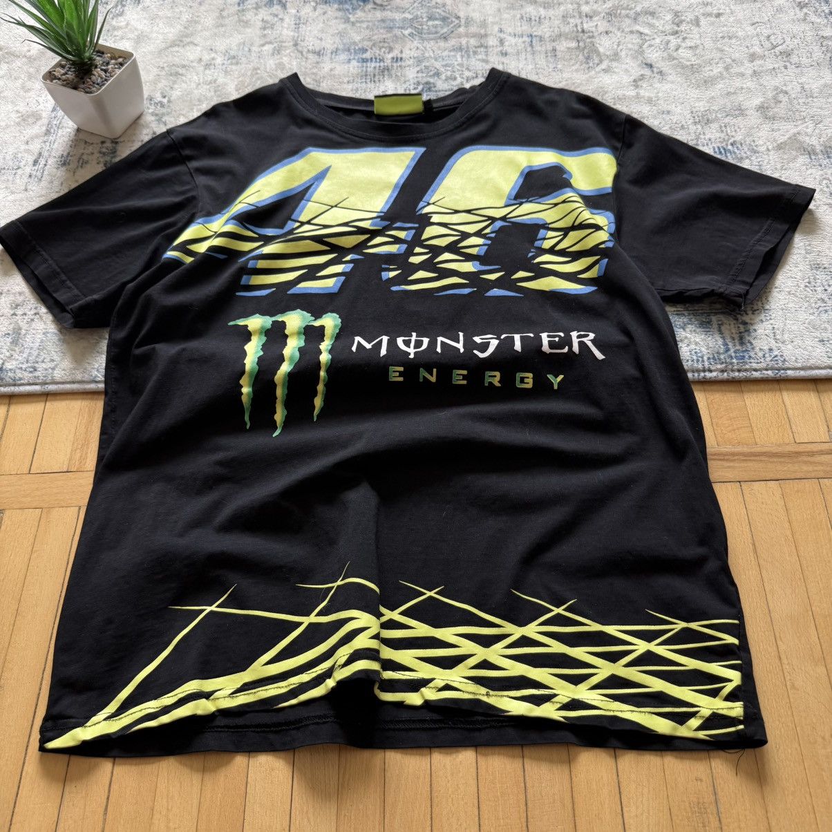 Yamaha 📌 Vintage Yamaha Racing Monster Energy Y2K Tshirt Size US L / EU 52-54 / 3 - 3 Thumbnail