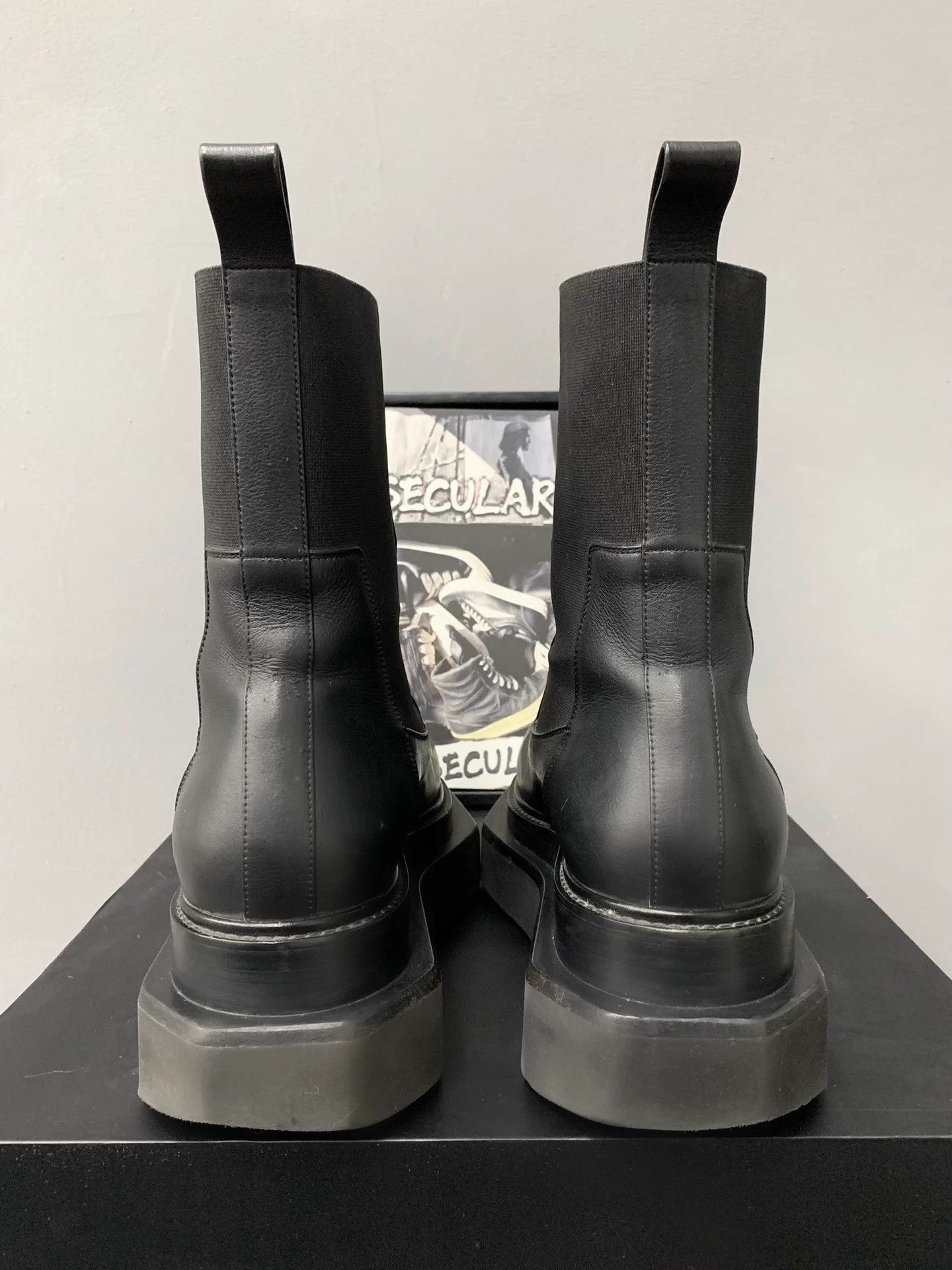 Rick Owens Rick Owens runway platform high boots Size US 9 / EU 42 - 2 Thumbnail