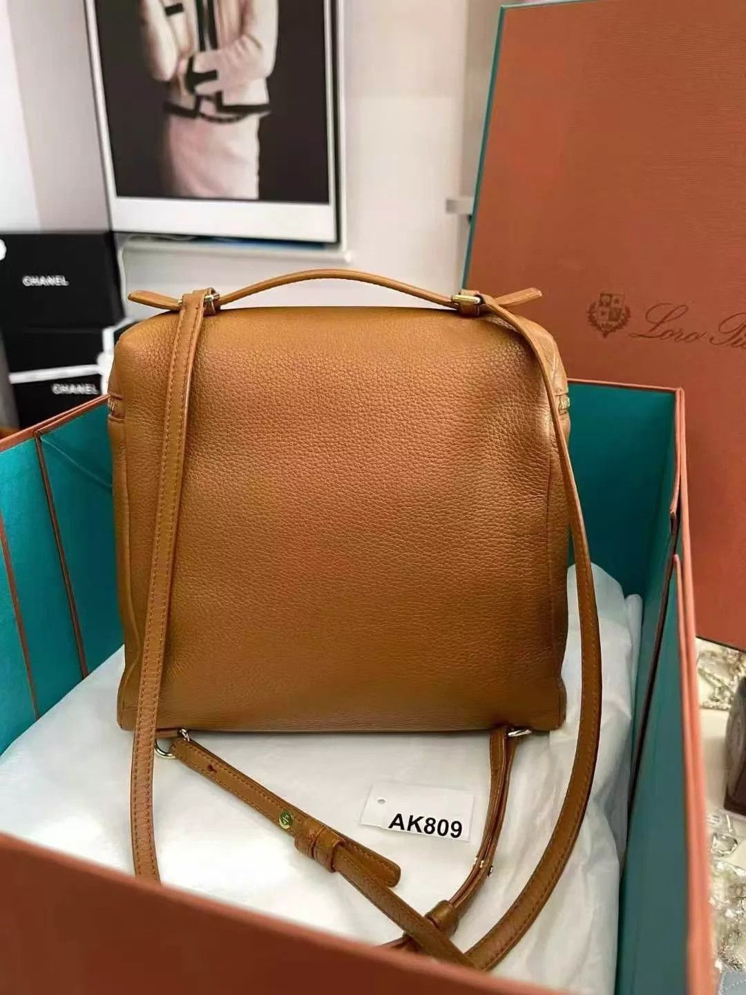 Loro Piana Loro Piana Gold Brown L23.5 Mint Backpack Size ONE SIZE - 4 Thumbnail