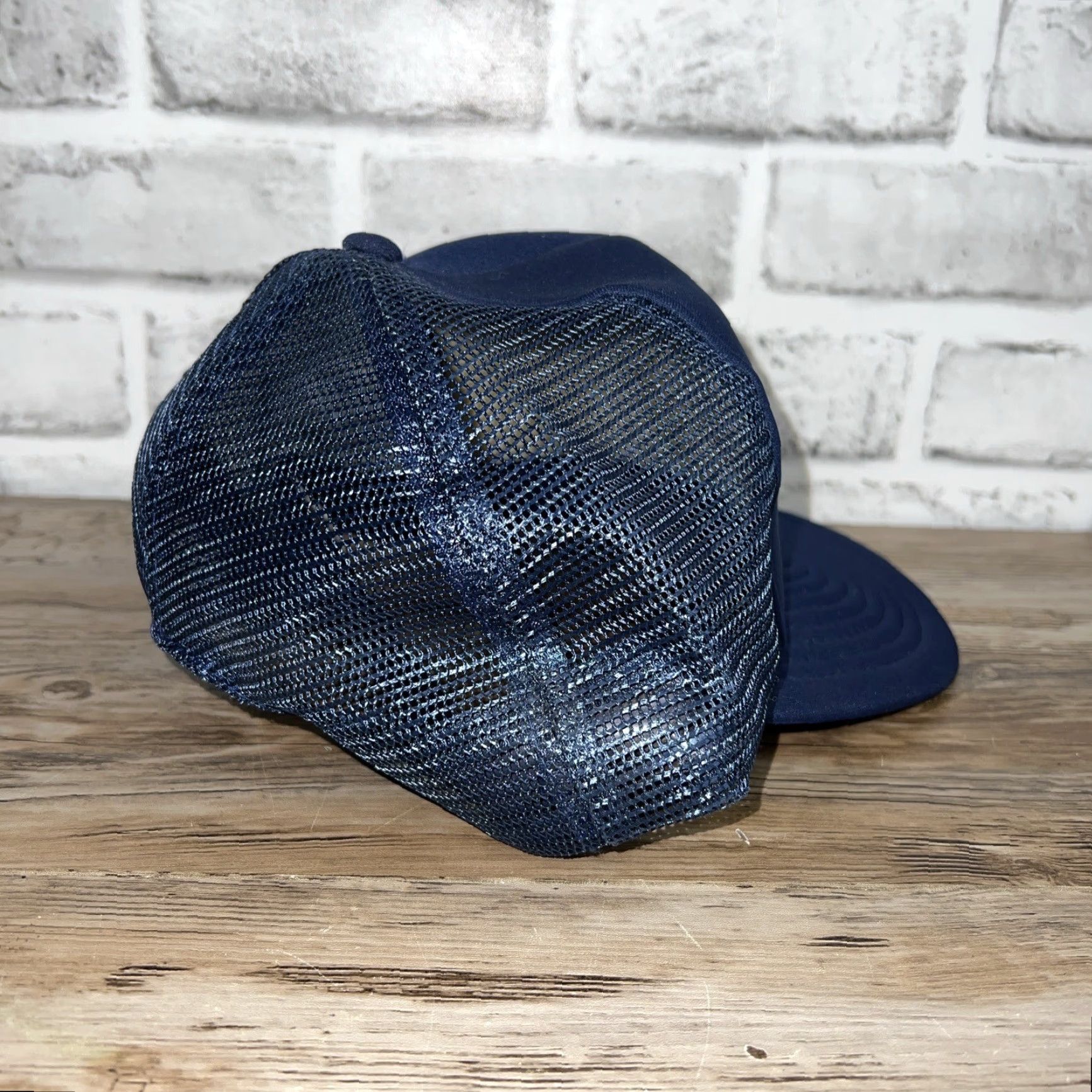 Commando VINTAGE Amana Air Command 90 Hat Snapback Trucker Style Blue One Size Men Size ONE SIZE - 2 Thumbnail