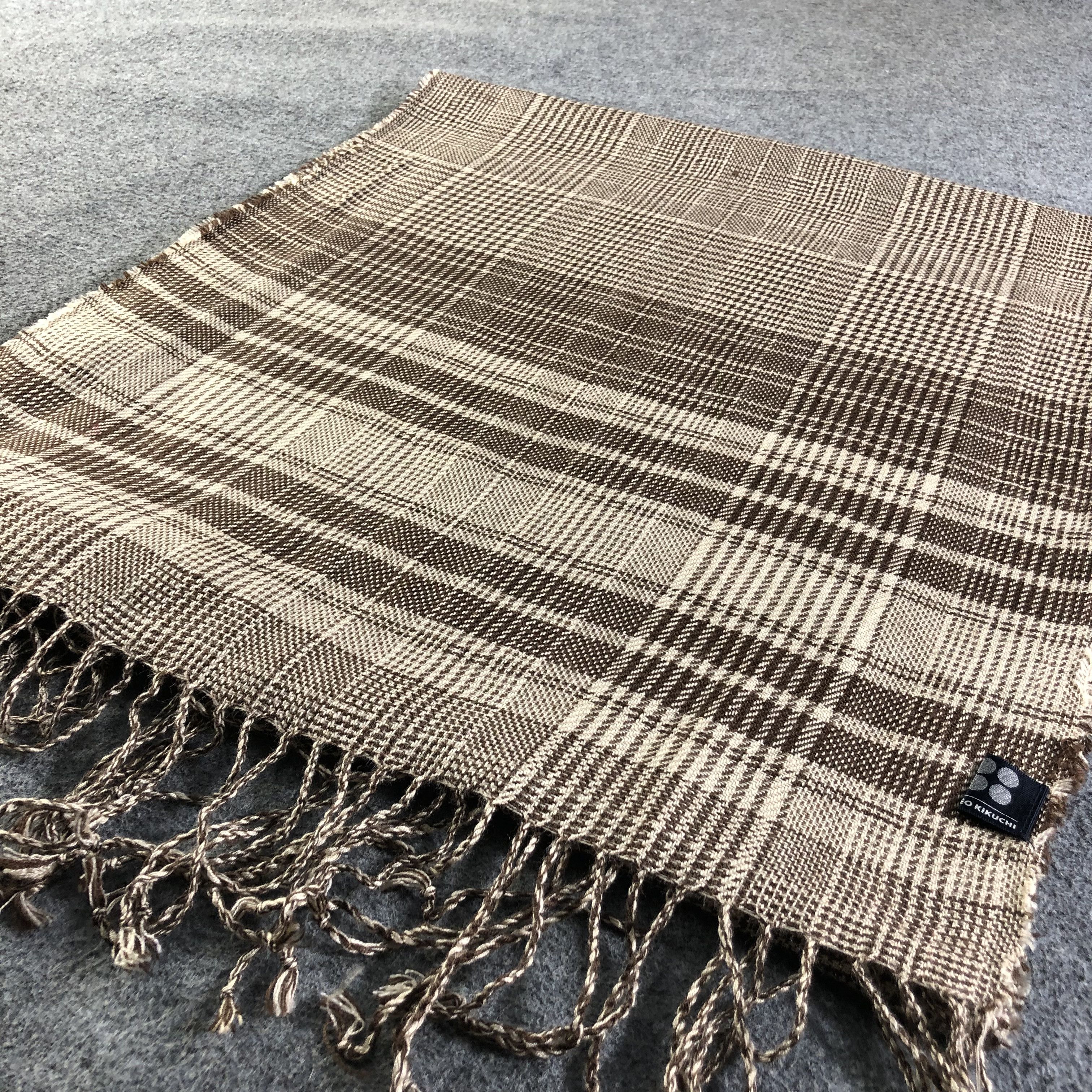 Takeo Kikuchi Takeo Kikuchi Wool Scarf Muffler V1952 Size ONE SIZE - 3 Thumbnail