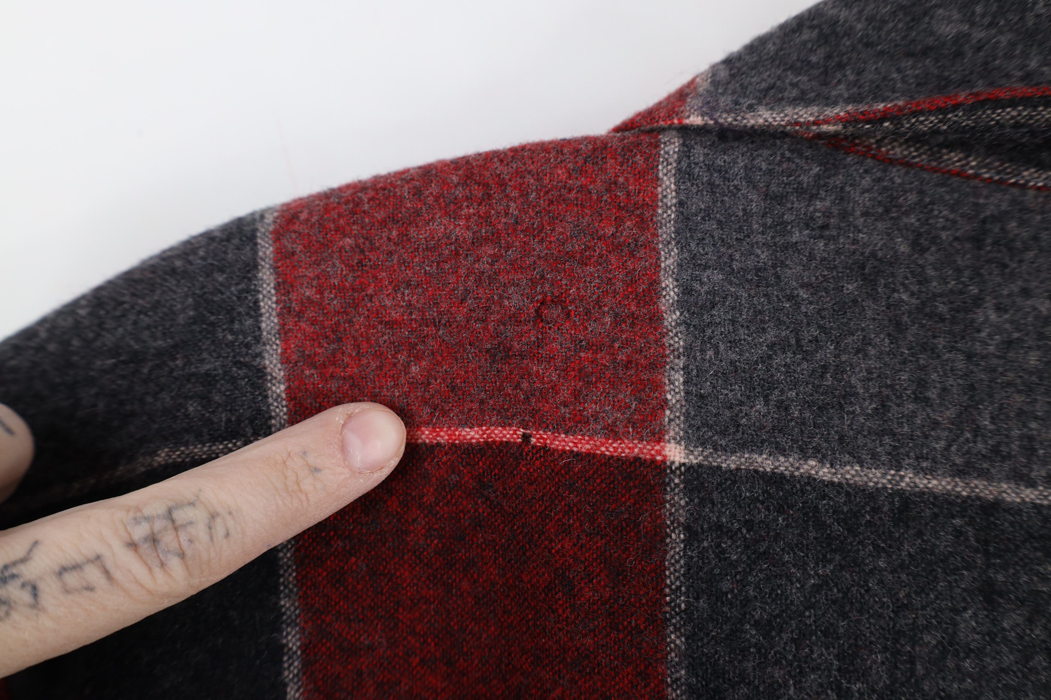 Pendleton × Vintage Vintage 90s Pendleton Wool Button Shirt Jacket Jac Shirt Size L / US 10 / IT 46 - 10 Thumbnail