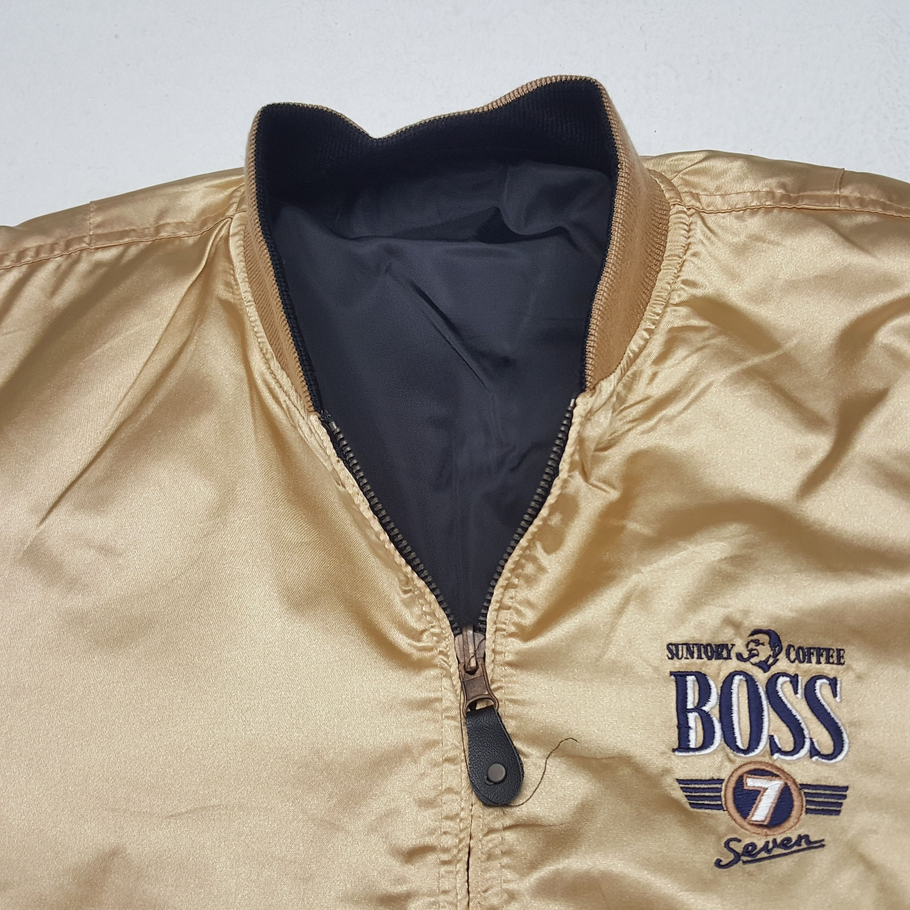 Japanese Brand × Vintage Vintage Suntory Coffee Boss Reversible Jacket Size US L / EU 52-54 / 3 - 8 Thumbnail