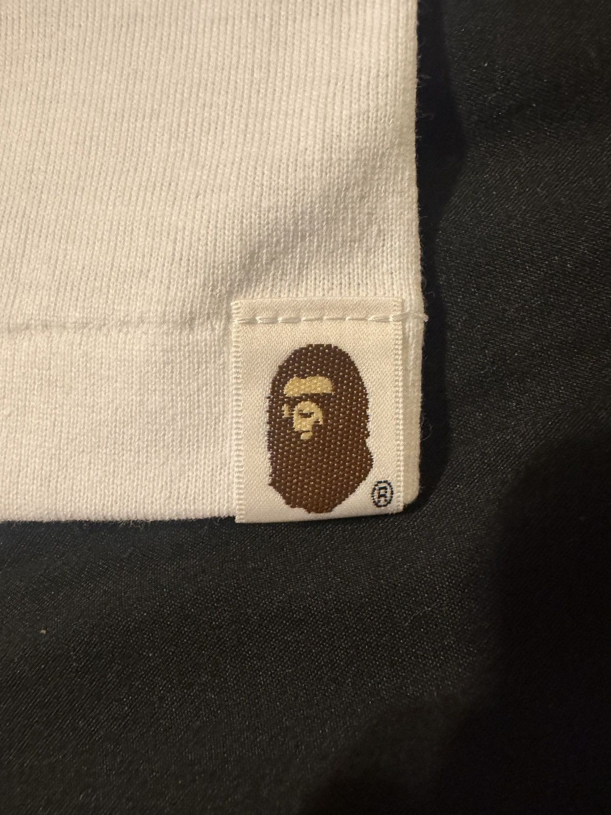Bape BAPE White Stencil Circle Ape Face Tee Size US L / EU 52-54 / 3 - 7 Thumbnail
