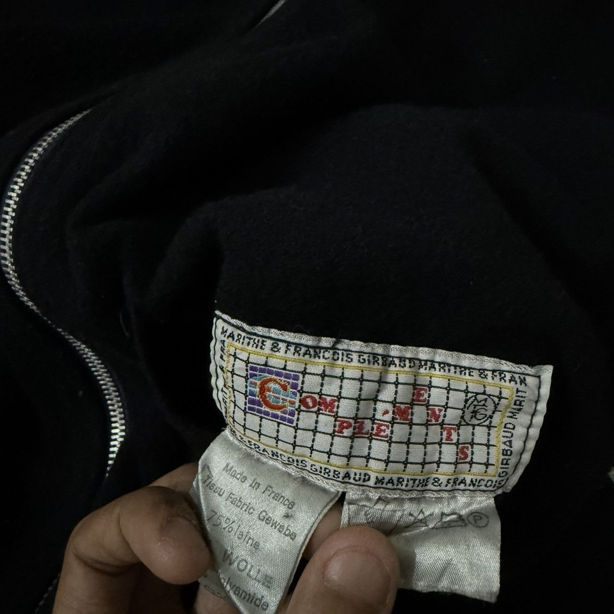 Marithe + Francois Girbaud Vintage 80’s Complements By MFG Reversible Wool Cotton Vest Size US S / EU 44-46 / 1 - 19 Thumbnail