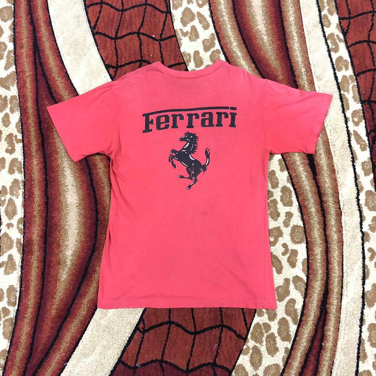 Ferrari Vintage Thrashed Faded 90s Ferrari Rare T Shirt Size US M / EU 48-50 / 2 - 2 Thumbnail