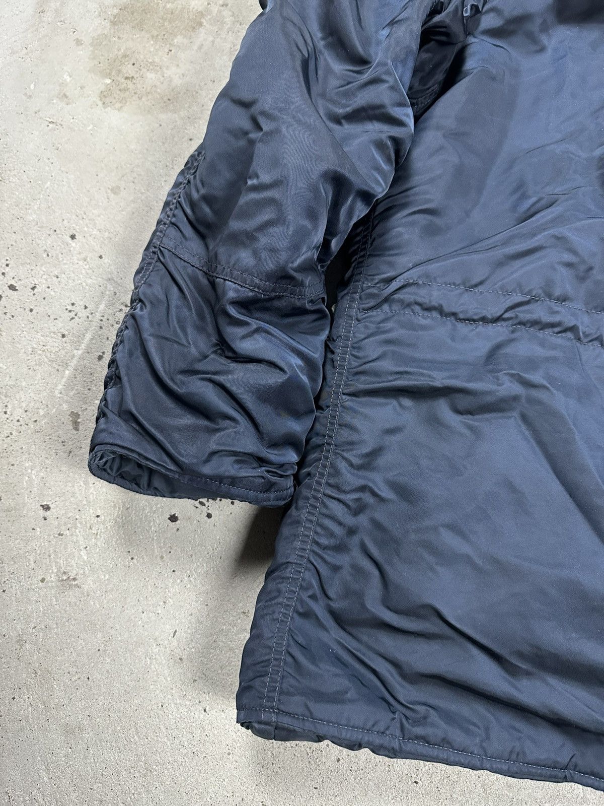 Alpha Industries × Vintage Vintage Y2K Alpha Industries Parka N-3B N Navy Jacket Size US M / EU 48-50 / 2 - 14 Thumbnail