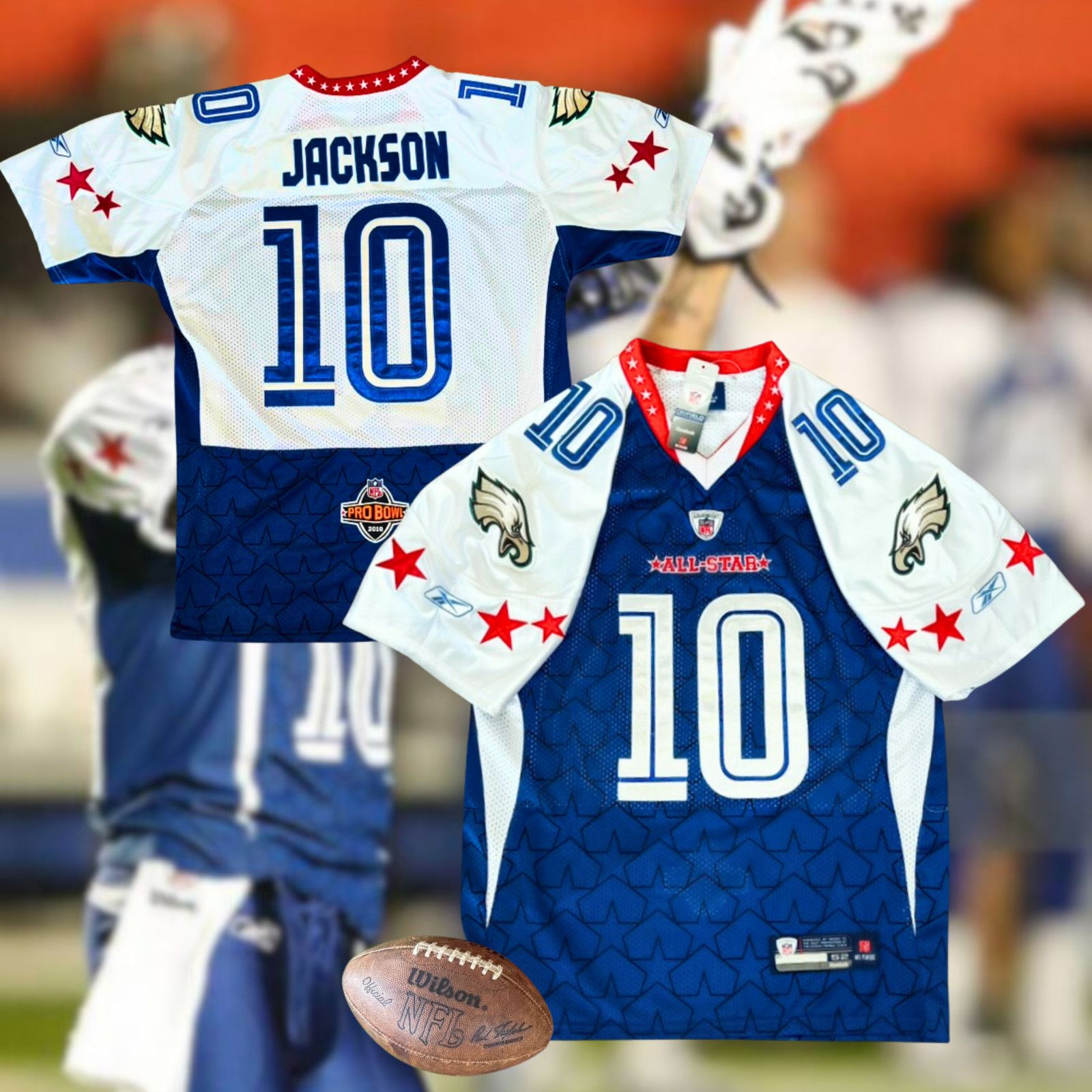 DeSean Jackson Philadelphia Eagles 2010 Pro Bowl Jersey