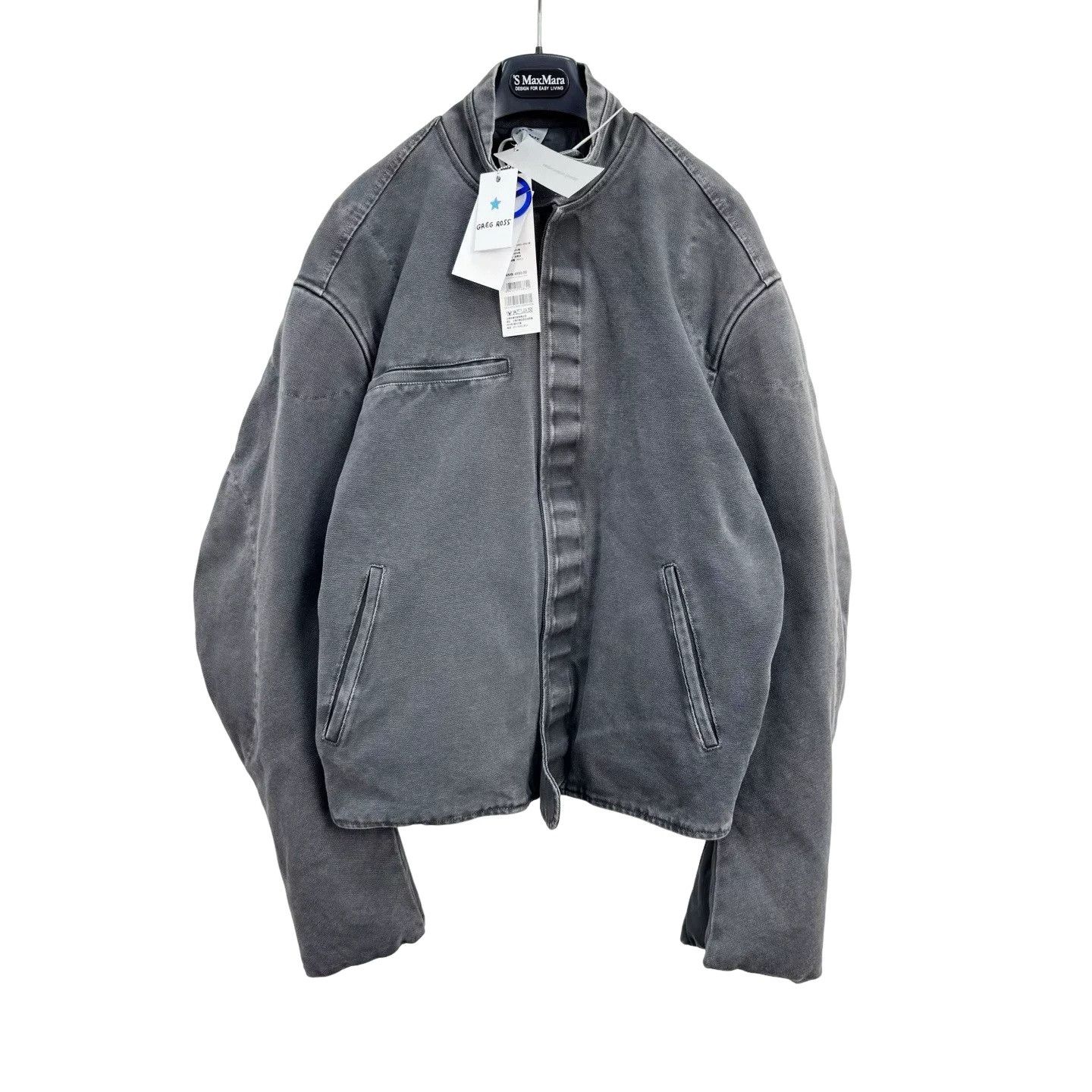 Greg Ross Greg Ross Washed Grey Down Jacket Size S Size US S / EU 44-46 / 1 - 1 Thumbnail