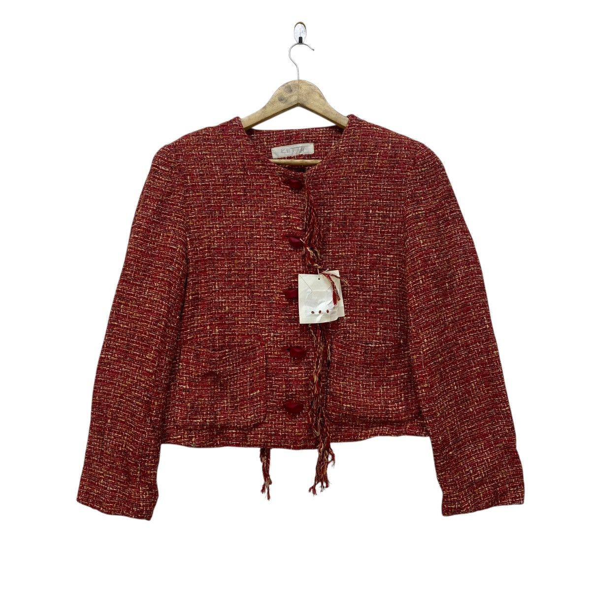 Kelty 💥Japanese Brand Vintage Ketty Fringe Cropped Jacket Size M / US 6-8 / IT 42-44 - 1 Thumbnail