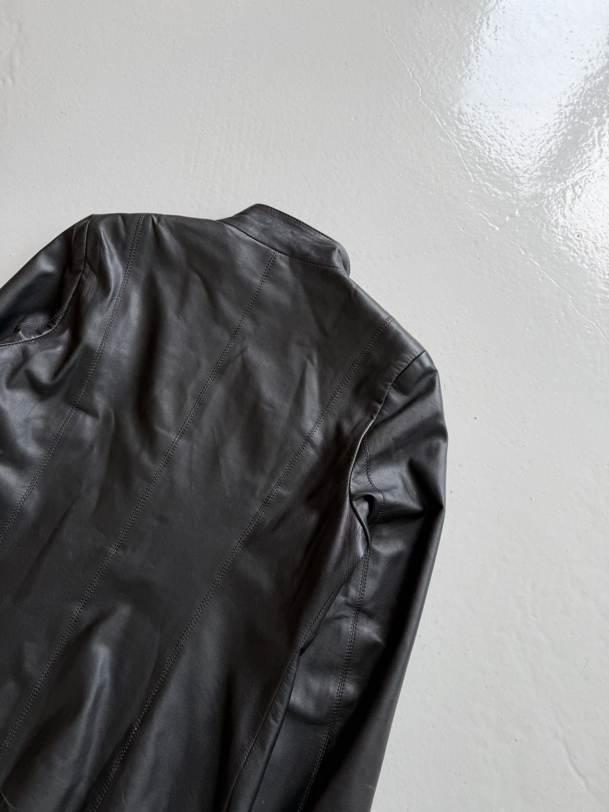 Vintage Archive y2k leather biker jacket Size M / US 6-8 / IT 42-44 - 8 Thumbnail