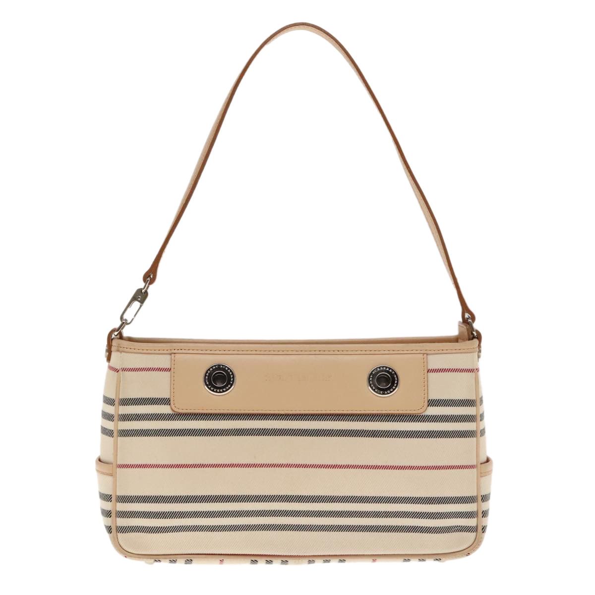 Burberry Beige Canvas Shoulder Bag (Pre-Owned) Size ONE SIZE - 1 Thumbnail