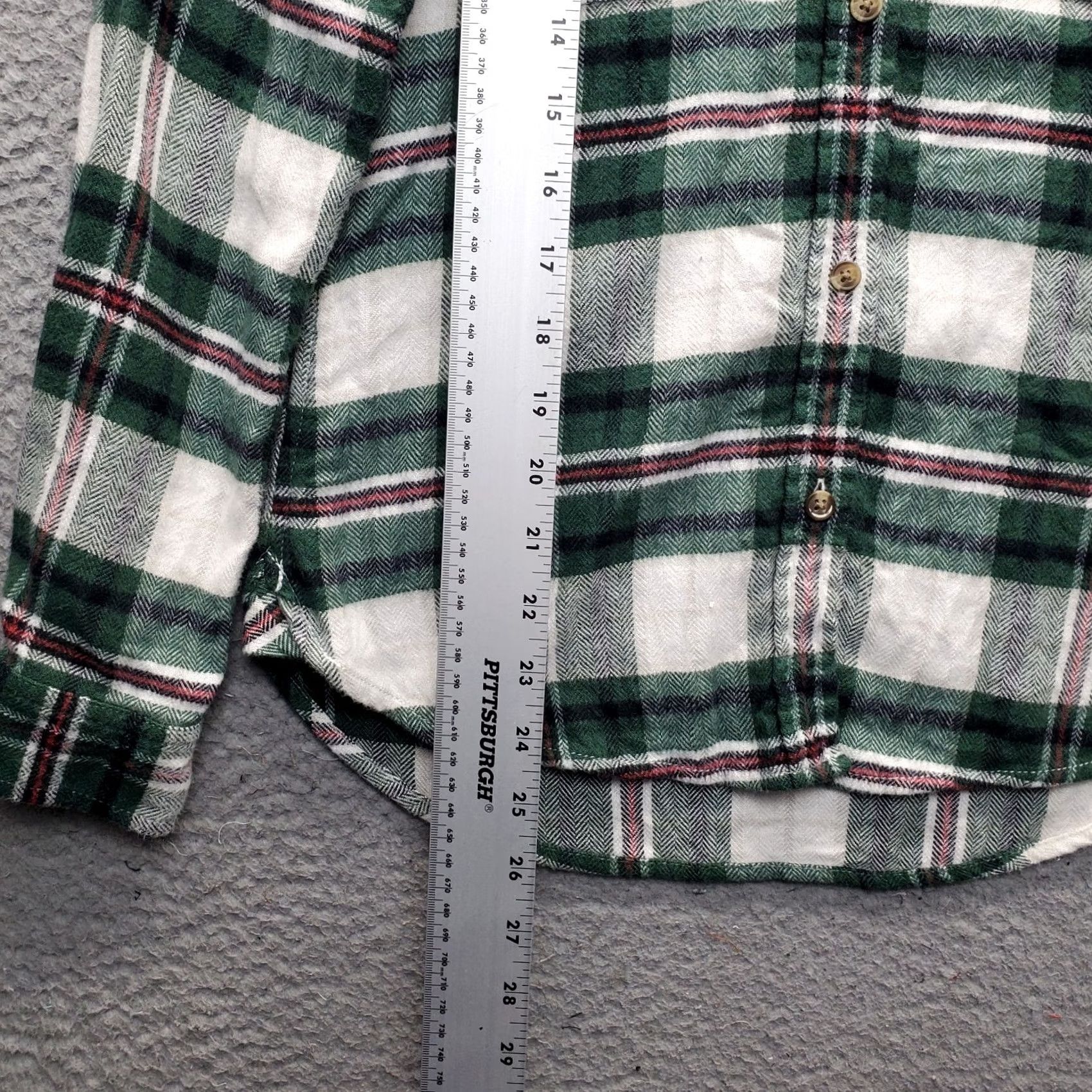 American Eagle Outfitters American Eagle Shirt Womens Size S Multicolor Plaid Button-Up Flannel Classic Fit Size S / US 4 / IT 40 - 3 Thumbnail