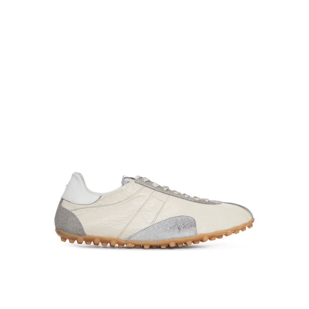 MAISON MARGIELA Sprinters Cream/White/Gray Sneakers New & Au