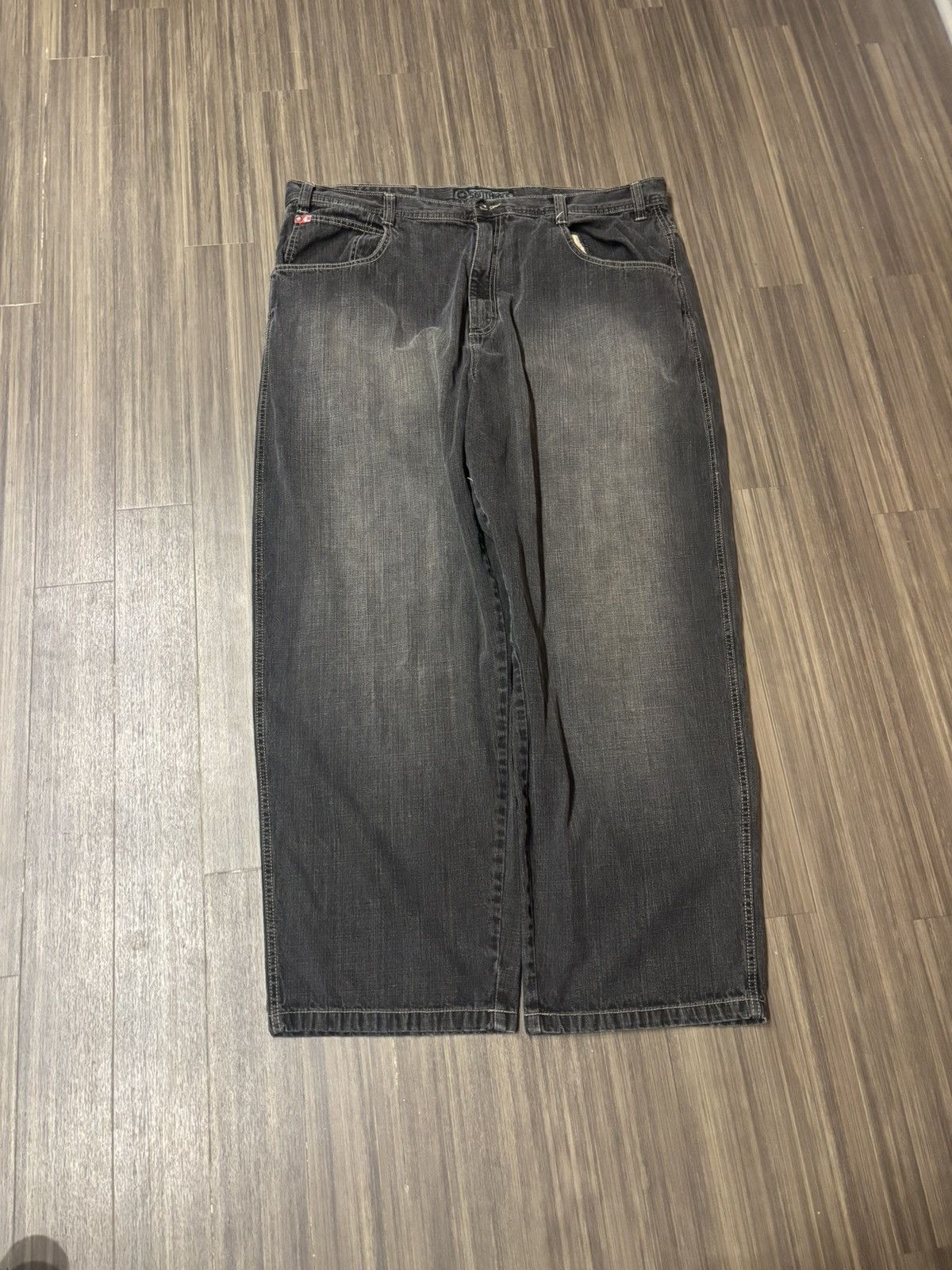 Southpole Y2K baggy Southpole black red tab baggy jeans 46x33 wide-leg Size US 44 / EU 60 - 2 Thumbnail