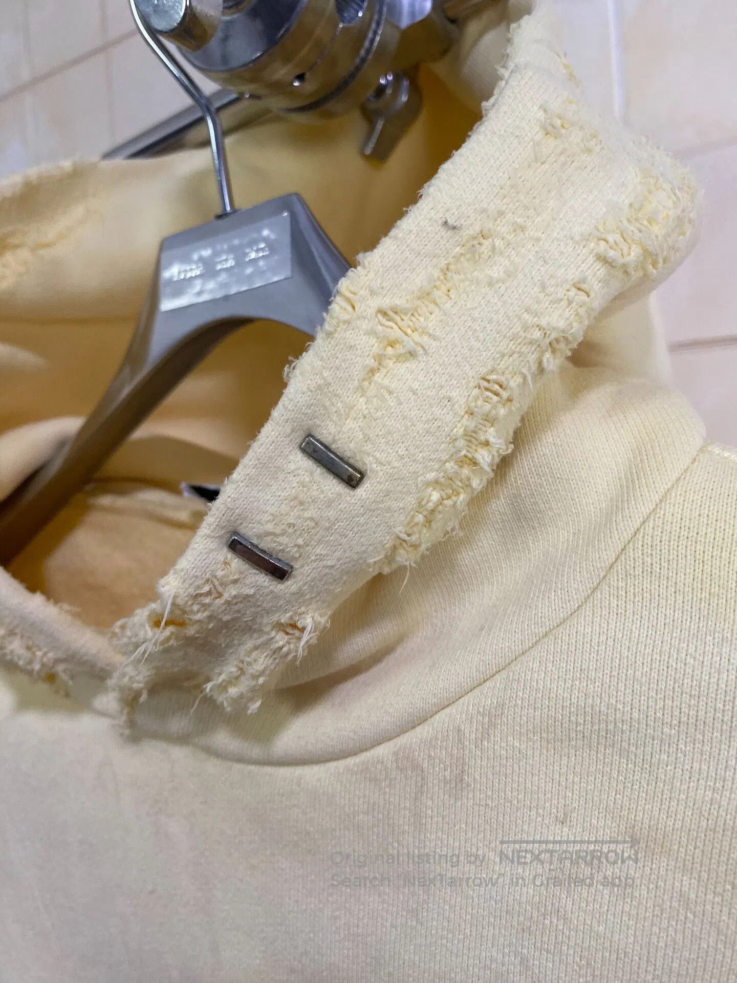 Askyurself Vintage Lemon Yellow Hoodie. Size US L / EU 52-54 / 3 - 5 Thumbnail
