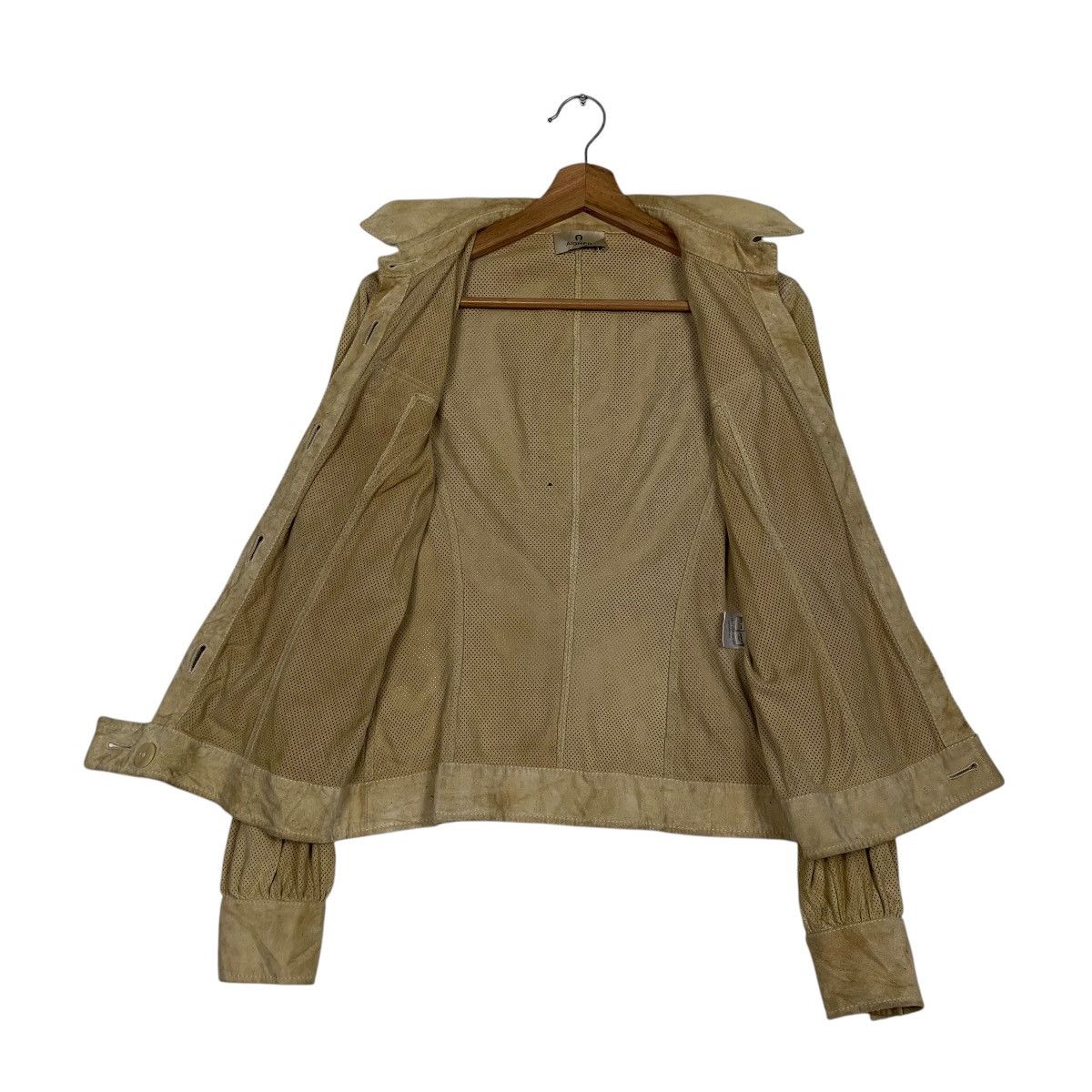 Aigner Aigner See Through Leather Jacket Size S / US 4 / IT 40 - 11 Thumbnail