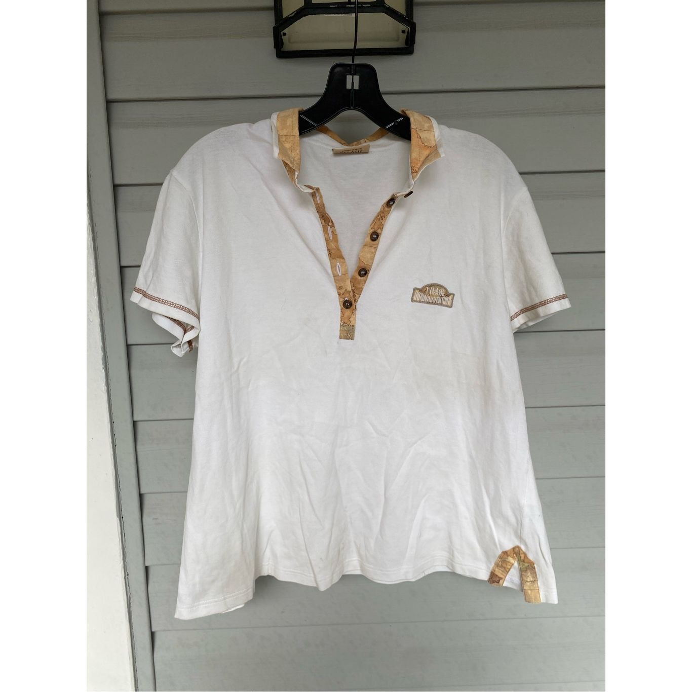 Alviero Martini DONNAVVENTURA BY ALVIERO MARTINI 1A CLASSE White Polo Size M Size M / US 6-8 / IT 42-44 - 11 Thumbnail