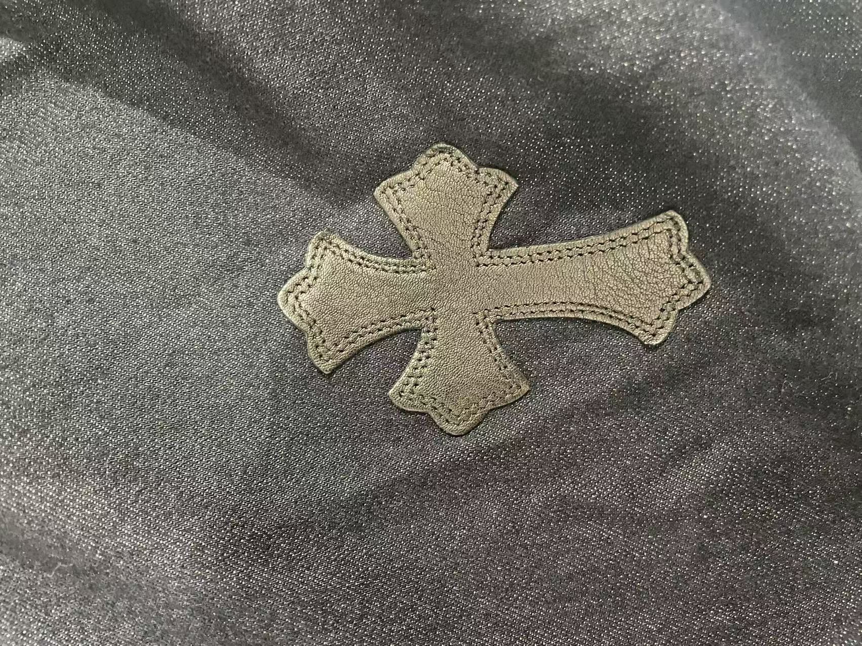 Chrome Hearts Chrome Hearts Soft Denim Cross Patch Blue Malhal Kita Shirt Size US S / EU 44-46 / 1 - 5 Thumbnail