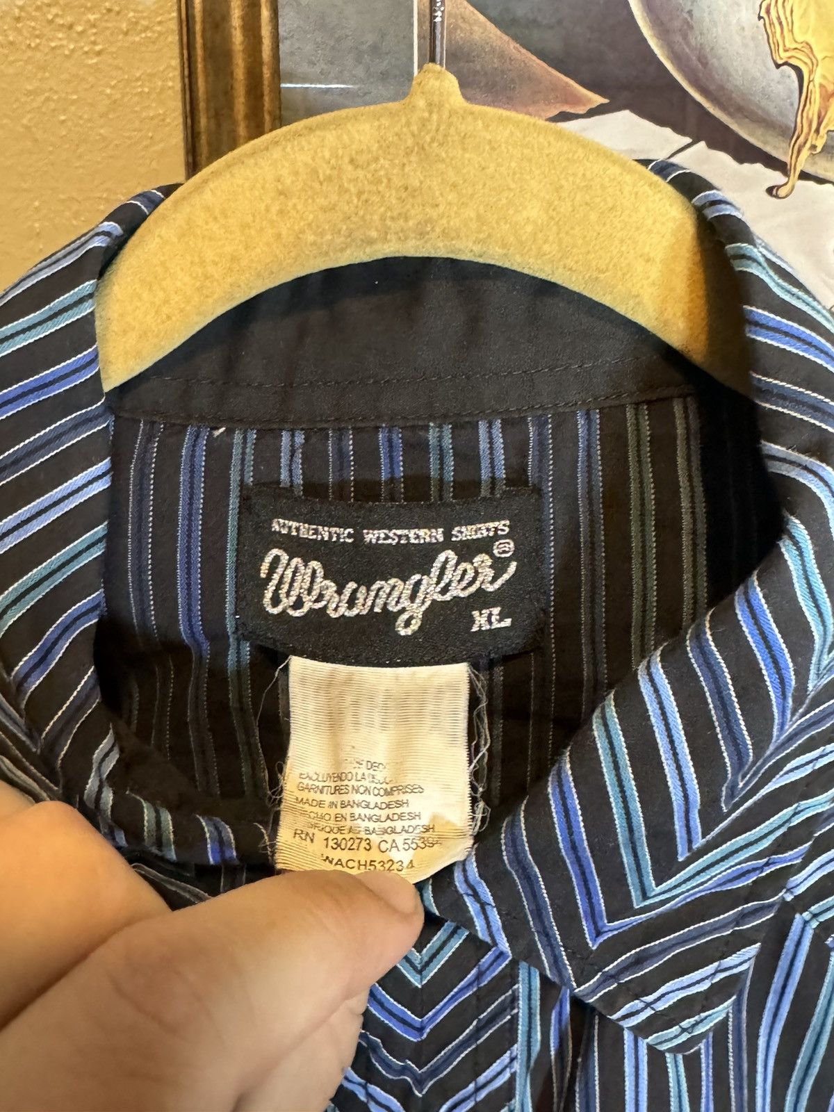 Vintage × Wrangler Vintage wrangler Western Wear shirt Size US XL / EU 56 / 4 - 3 Thumbnail
