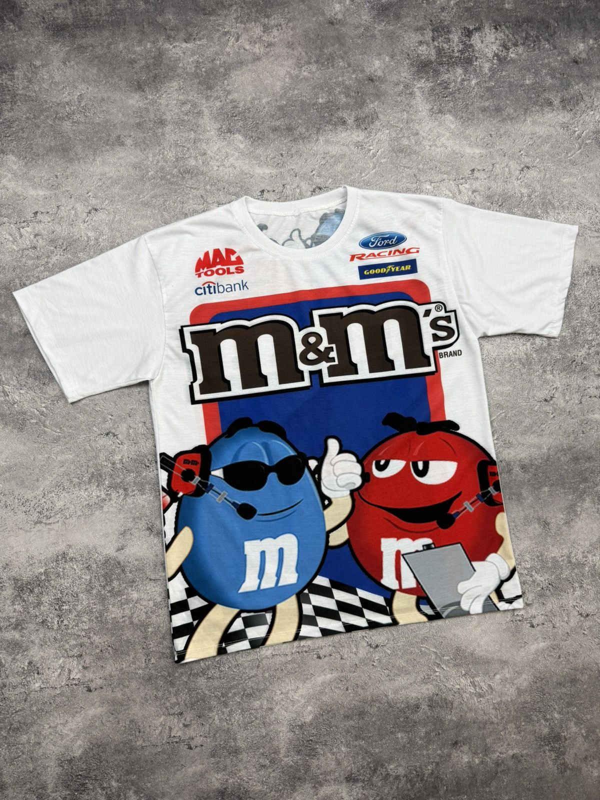 Vintage Vintage M&M’s Racing T-Shirt Y2K Streetwear Size US M / EU 48-50 / 2 - 4 Thumbnail