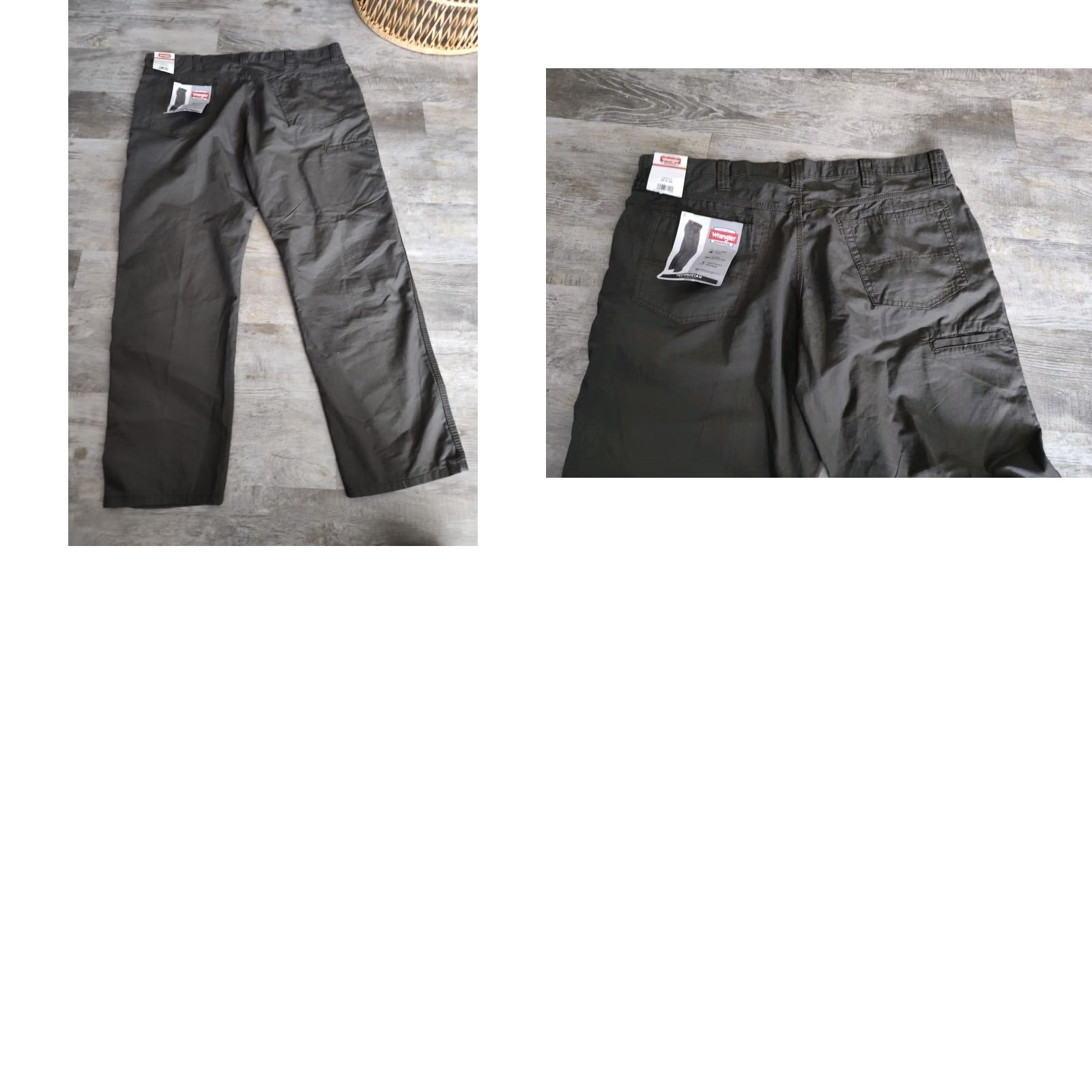 Wrangler Wrangler Technician Work Pants Mens Relaxed Fit Ripstop Olive Green 42x30 NWT Size US 42 / EU 58 - 8 Thumbnail