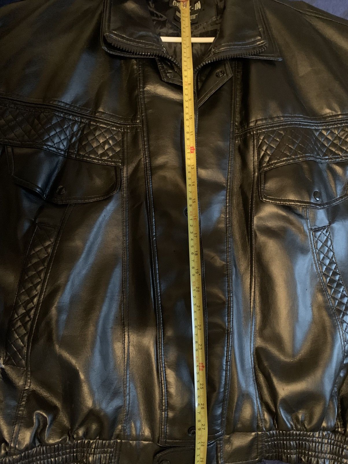 Vintage Fake Leather Jacket Y2K Streetwear Vintage Fashion Opium 00s Size US XXL / EU 58 / 5 - 13 Thumbnail