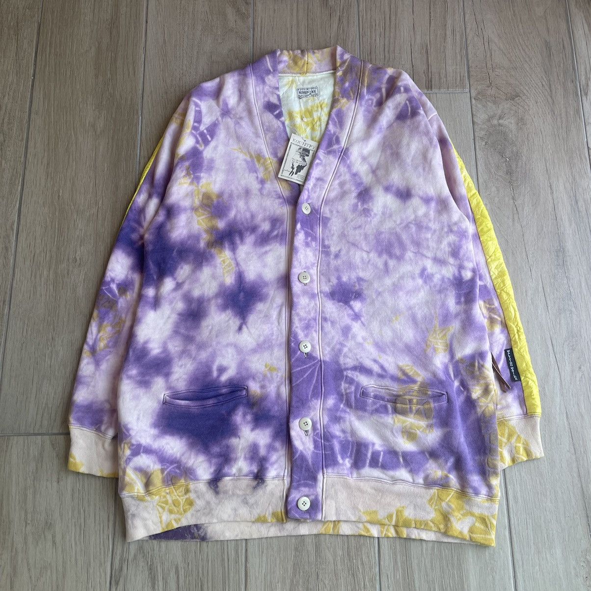 Kapital Journey Product Bibark Tie-Dye Hybrid Quilted Cardigan Size US L / EU 52-54 / 3 - 1 Thumbnail
