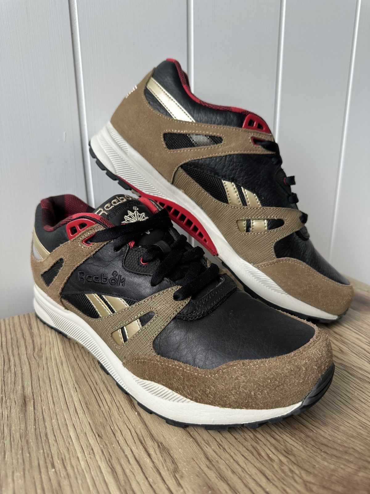 Reebok Ventilator Hexalite Brown Black Red – US 10