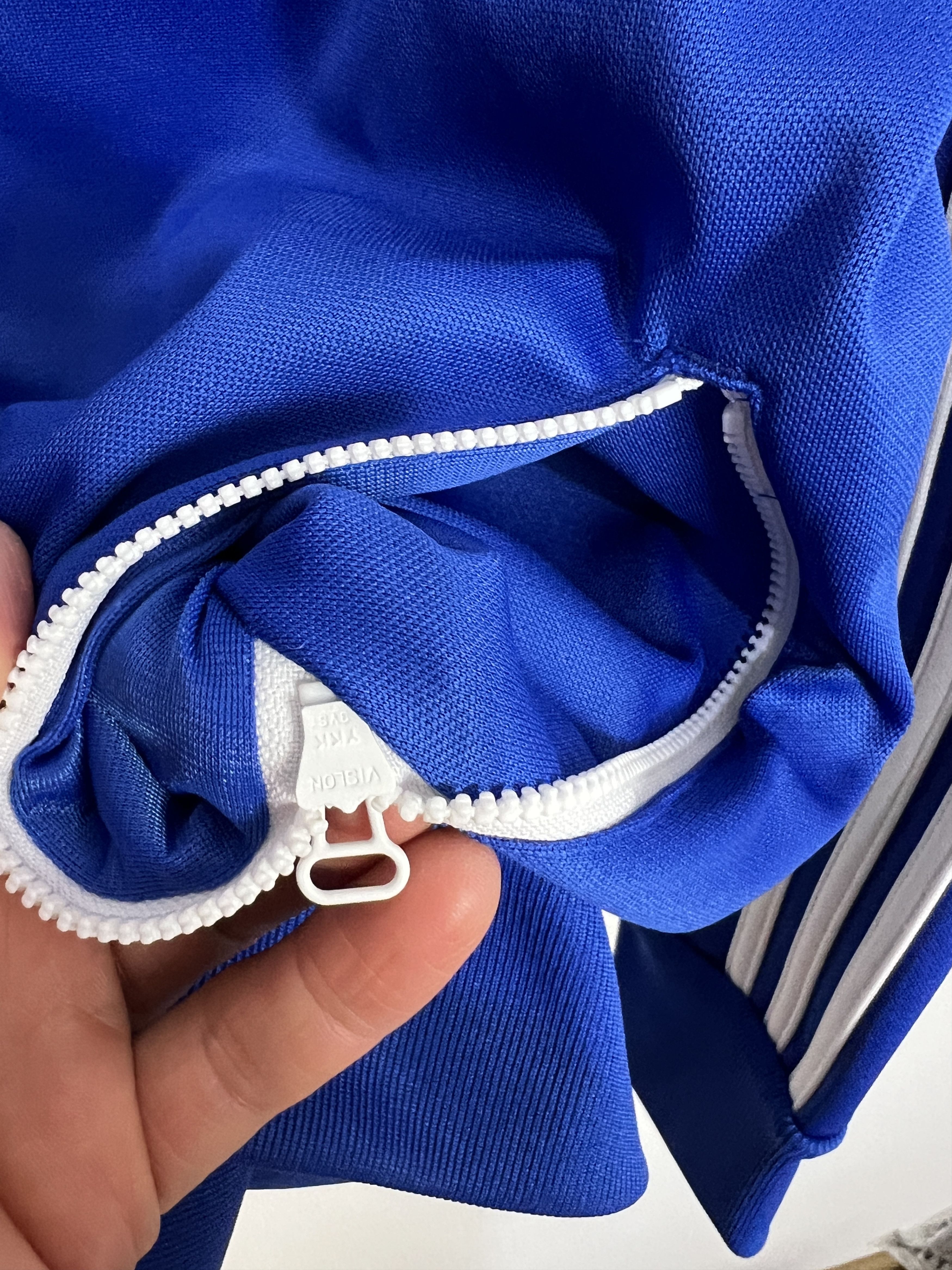 Adidas Adidas Chelsea Blue Football Jacket Zip Track Top Mens Rare Size US M / EU 48-50 / 2 - 6 Thumbnail