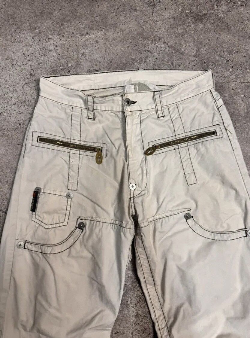 Vintage Vintage Michiko Koshino Style G Star Raw Cargo Pants Bondage Size US 31 - 2 Thumbnail