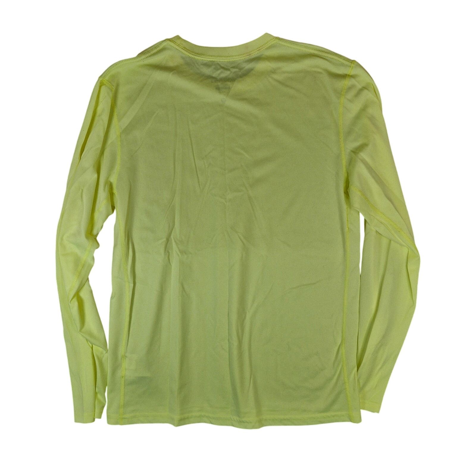 Nike Nike Dri-Fit Running Mens M Neon Yellow Active Long Sleeve Size US M / EU 48-50 / 2 - 7 Thumbnail