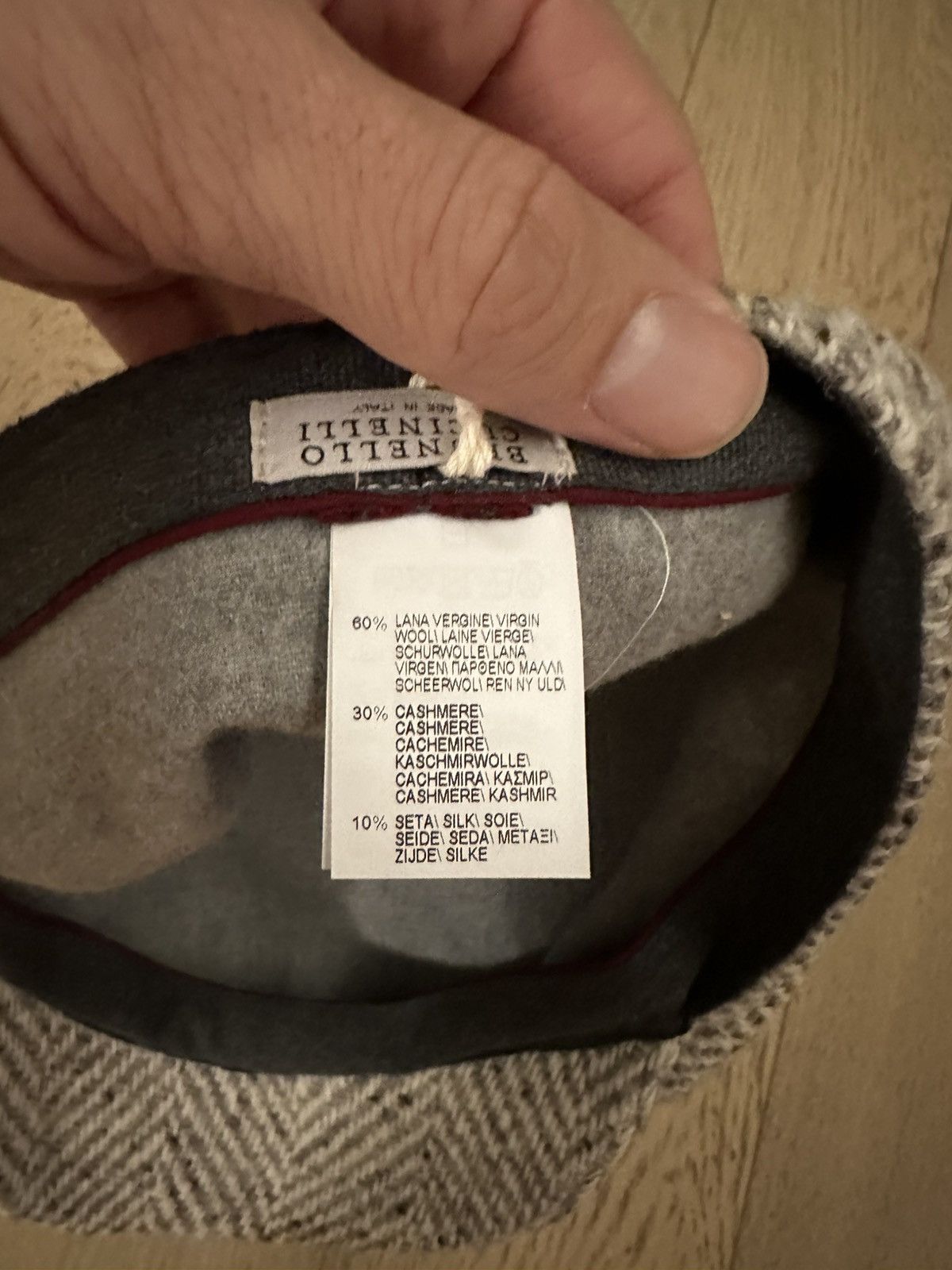 Brunello Cucinelli Brunello Cucinelli Italian Basco Size ONE SIZE - 4 Thumbnail