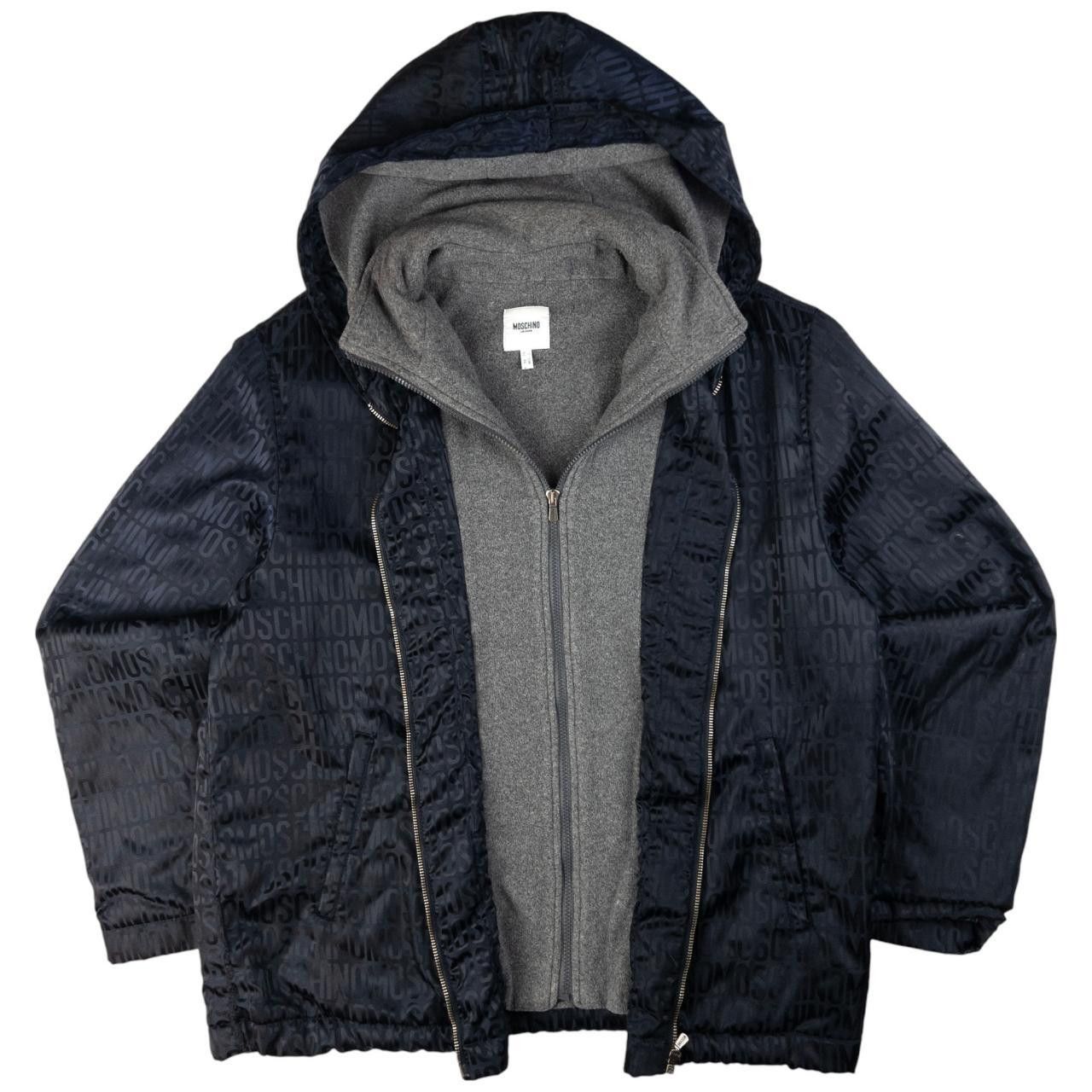 Moschino Vintage Moschino Jeans Monogram Layered Jacket Size XL Size US XL / EU 56 / 4 - 3 Thumbnail