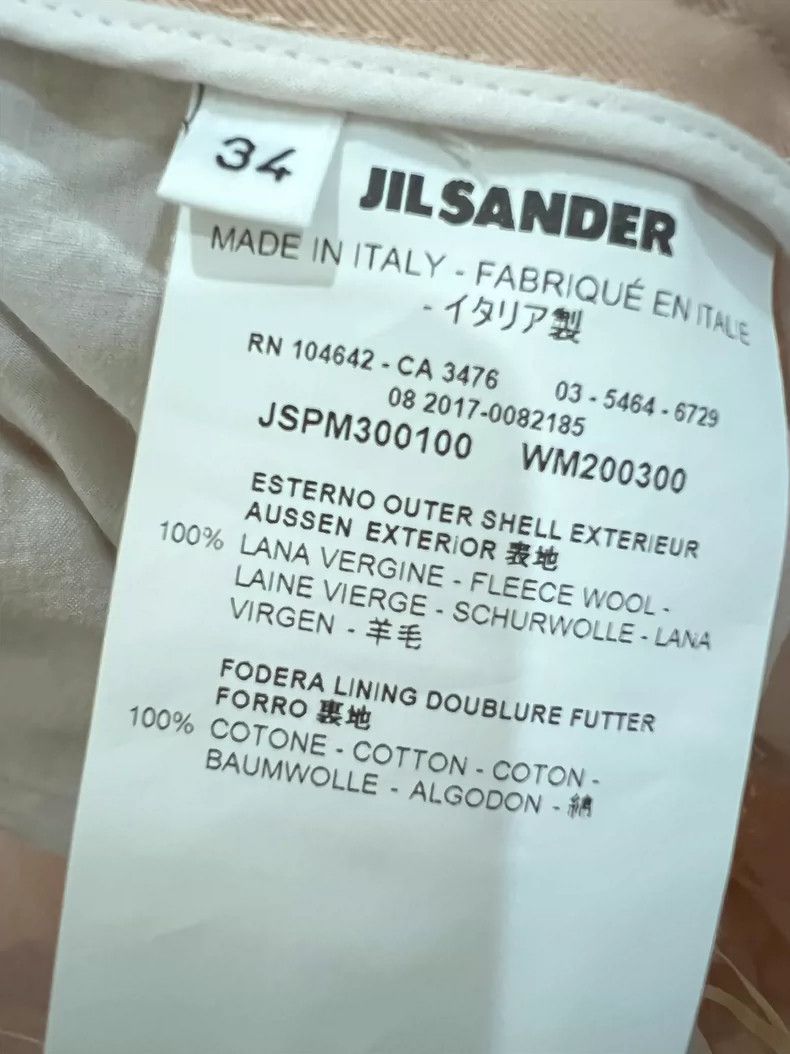 Jil Sander Jil Sander Light Pink Lightweight Wool Trouser Size 42" / US 20 - 4 Thumbnail
