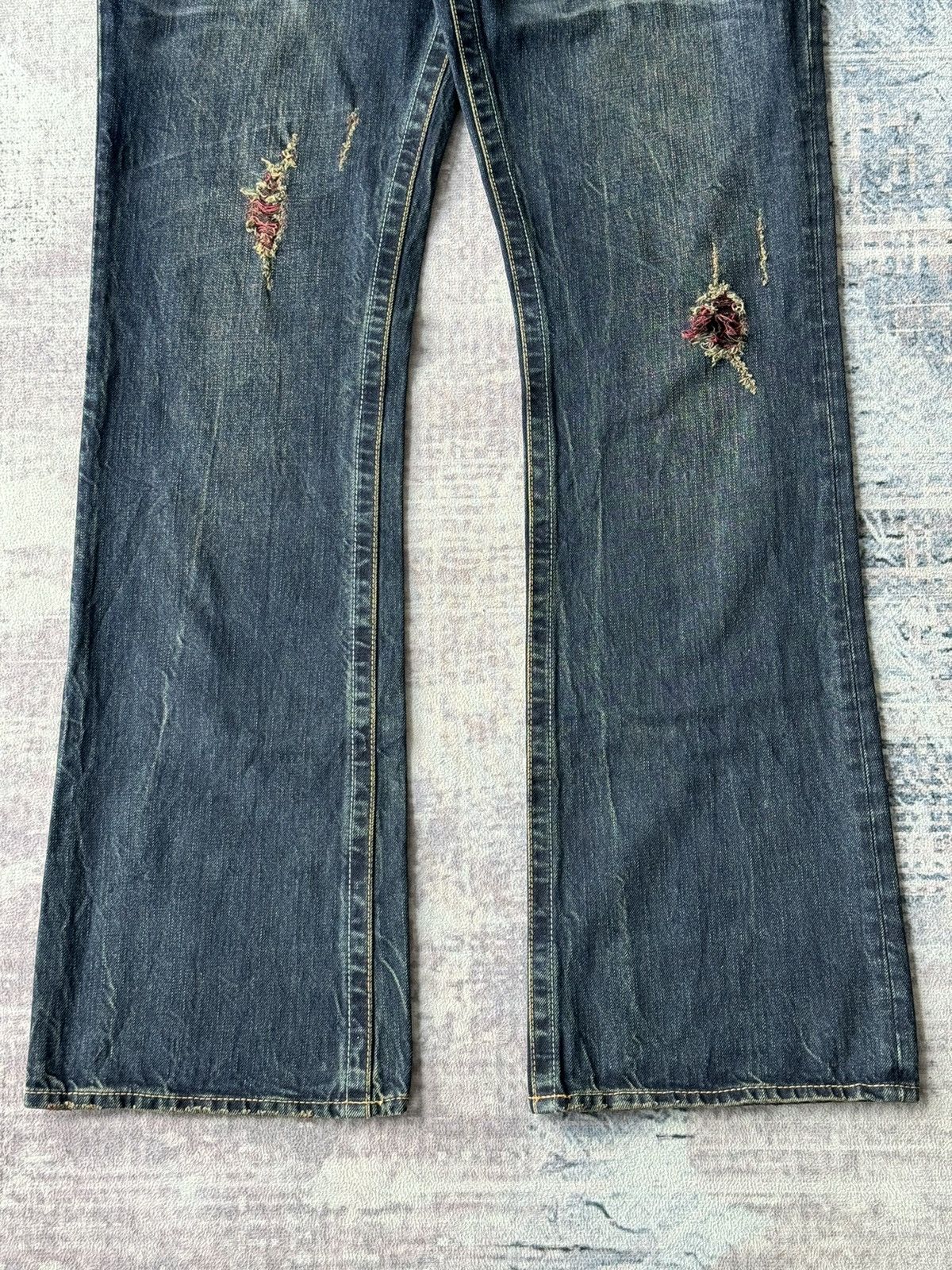 semanticdesign Vintage Semantic Design Tactical Flared Denim / Tornado Mart Size US 35 - 4 Thumbnail