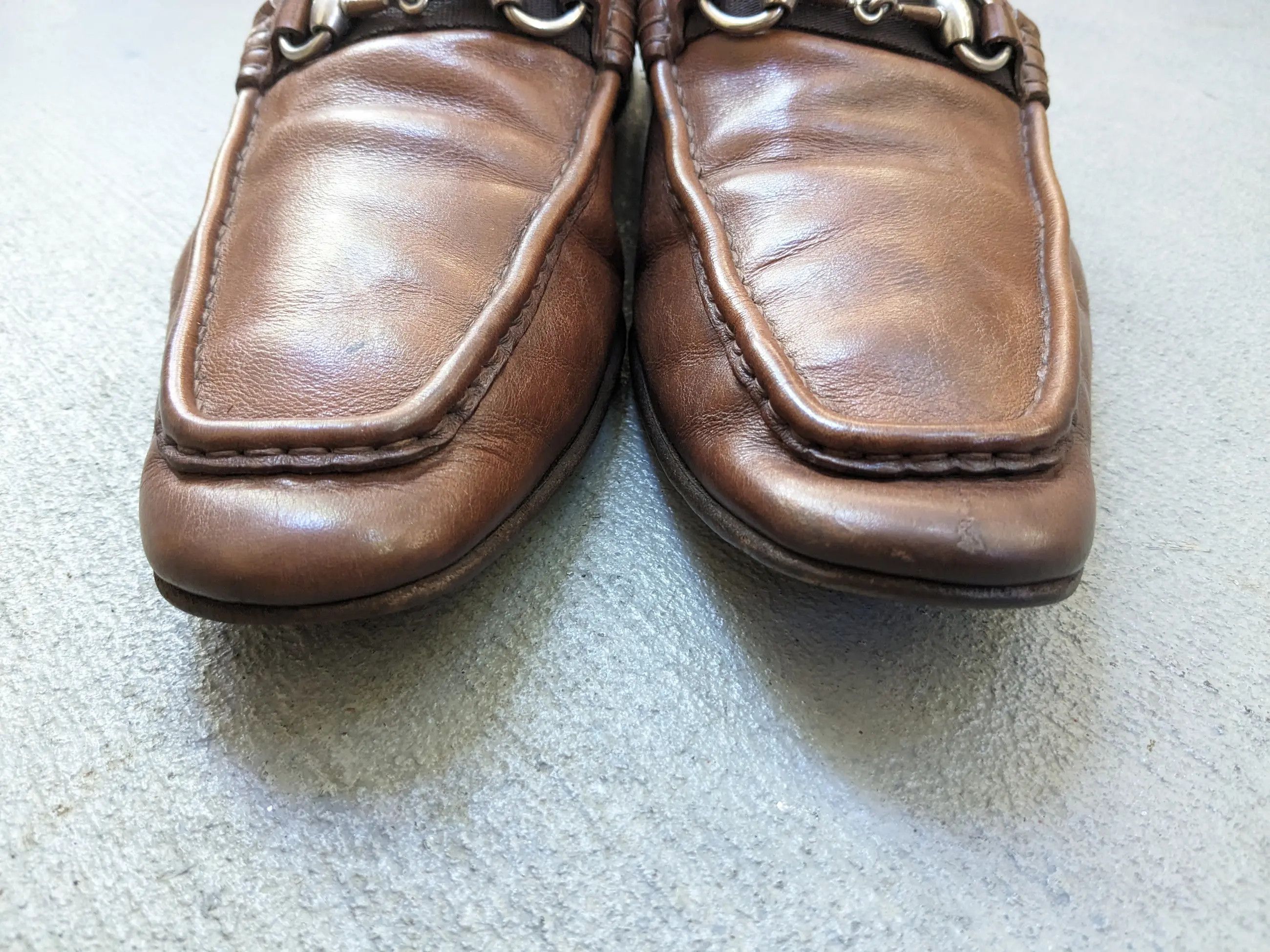 Gucci Gucci Loafers Brown 9 D Slip Ons Buckle GG Tom Ford Size US 9 / EU 42 - 2 Thumbnail