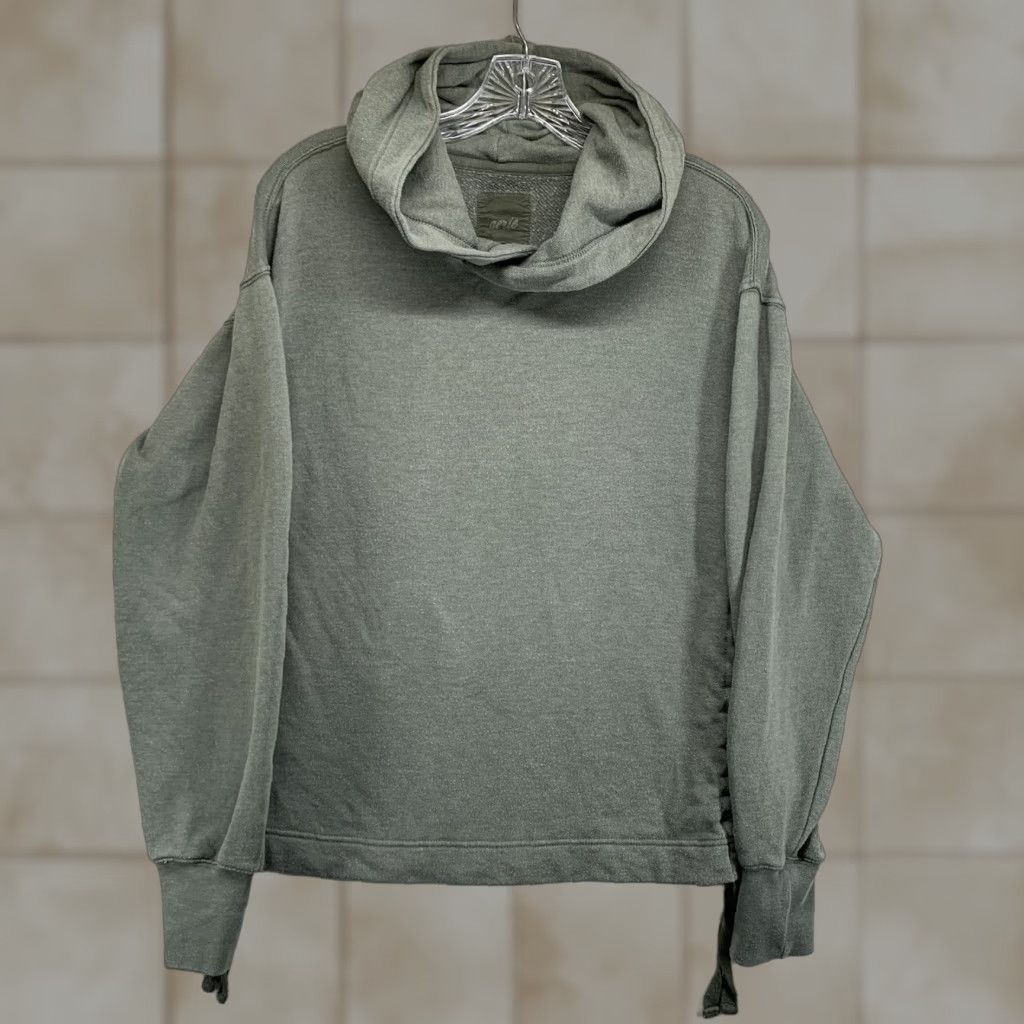Vintage Aerie Hoodie Olive Green Sweatshirt Size Small Side Ties Size S / US 4 / IT 40 - 1 Thumbnail