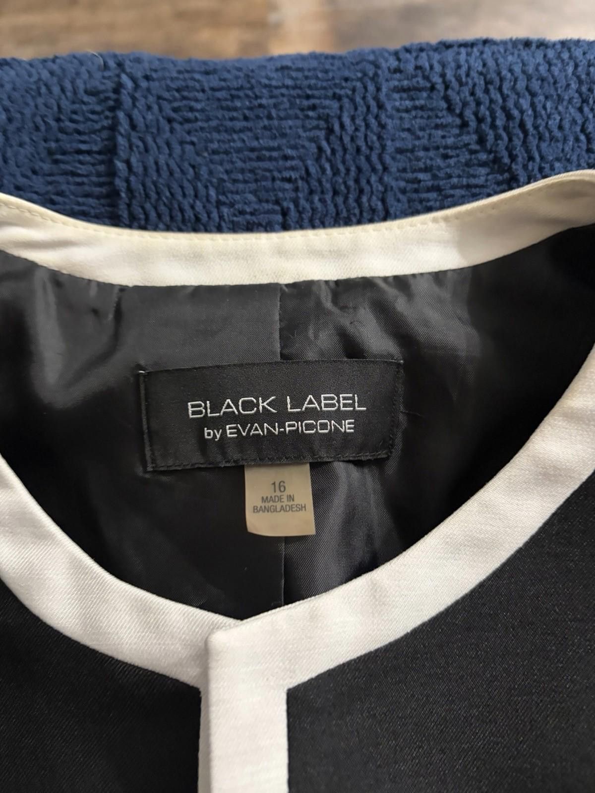 Evan Picone Evan Picone Blazer Size 14 Black Label Jacket White Women Size XL / US 12-14 / IT 48-50 - 2 Thumbnail
