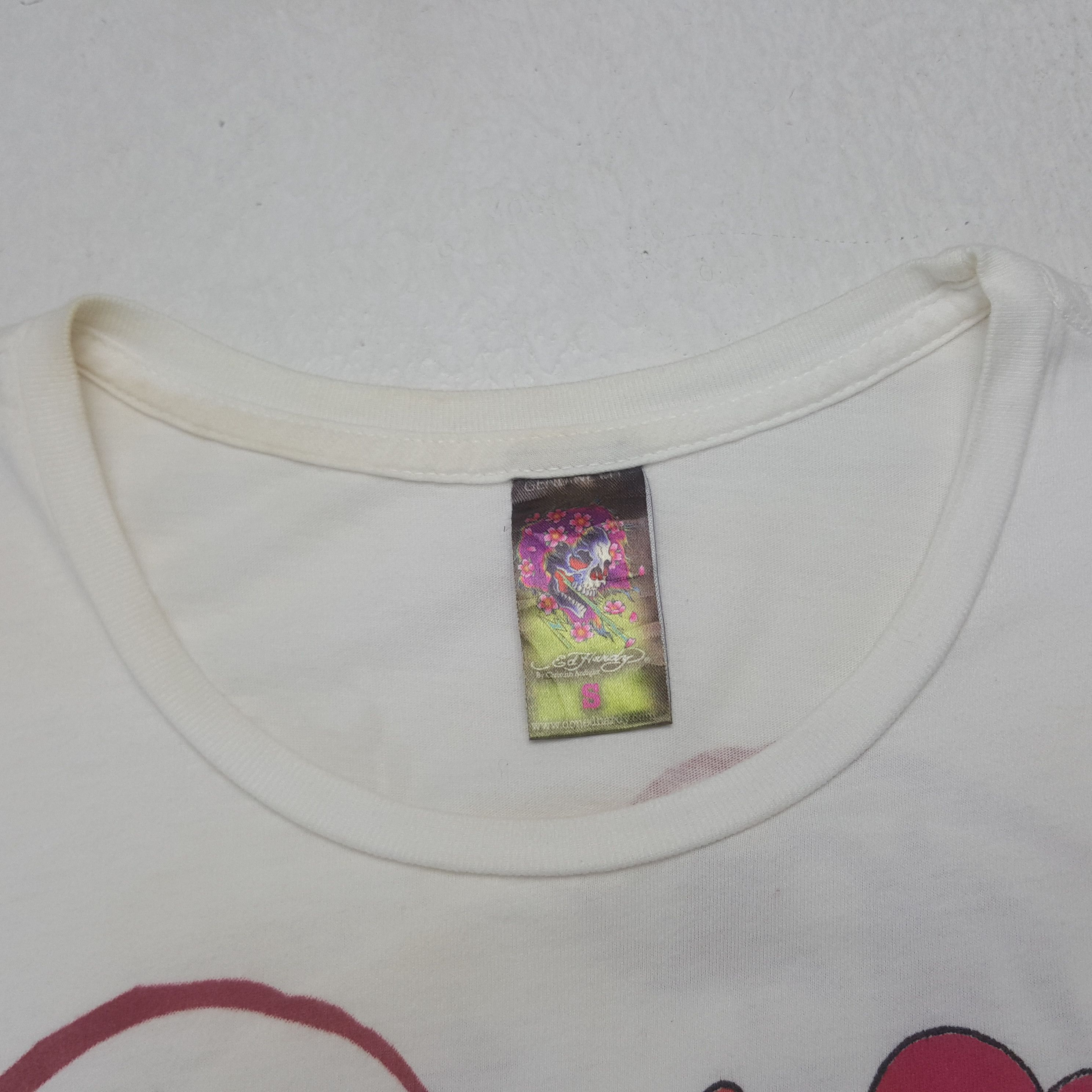Ed Hardy Vintage Ed Hardy by Christian Audigier Women Tshirt C301N66 Size US XS / EU 42 / 0 - 5 Thumbnail
