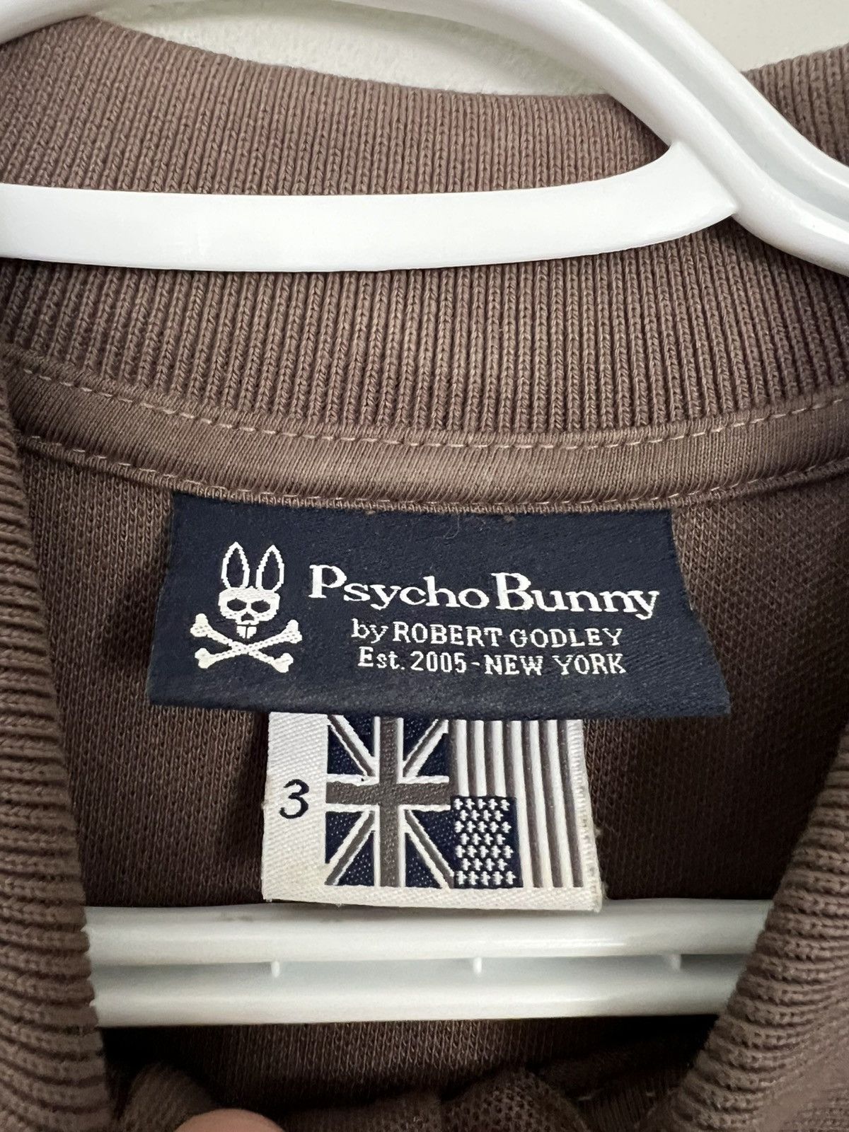 Psycho Bunny Psycho Bunny Pima Cotton Brown Polo Size US XS / EU 42 / 0 - 3 Thumbnail