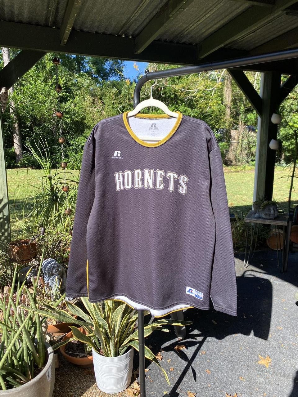 Russell Athletic Black and Yellow Heavyweight Hornets Russell Thermal Large Size US L / EU 52-54 / 3 - 2 Thumbnail