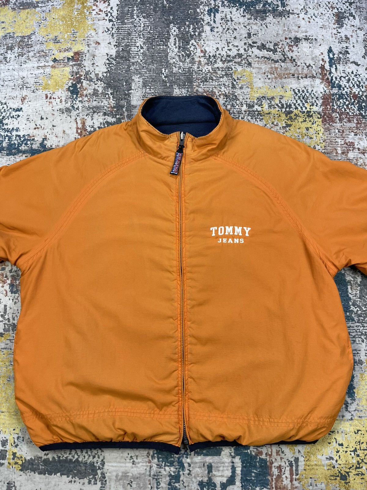 Tommy Hilfiger Vtg Tommy Hilfiger Denim Reversible Jackets Size US XL / EU 56 / 4 - 7 Thumbnail