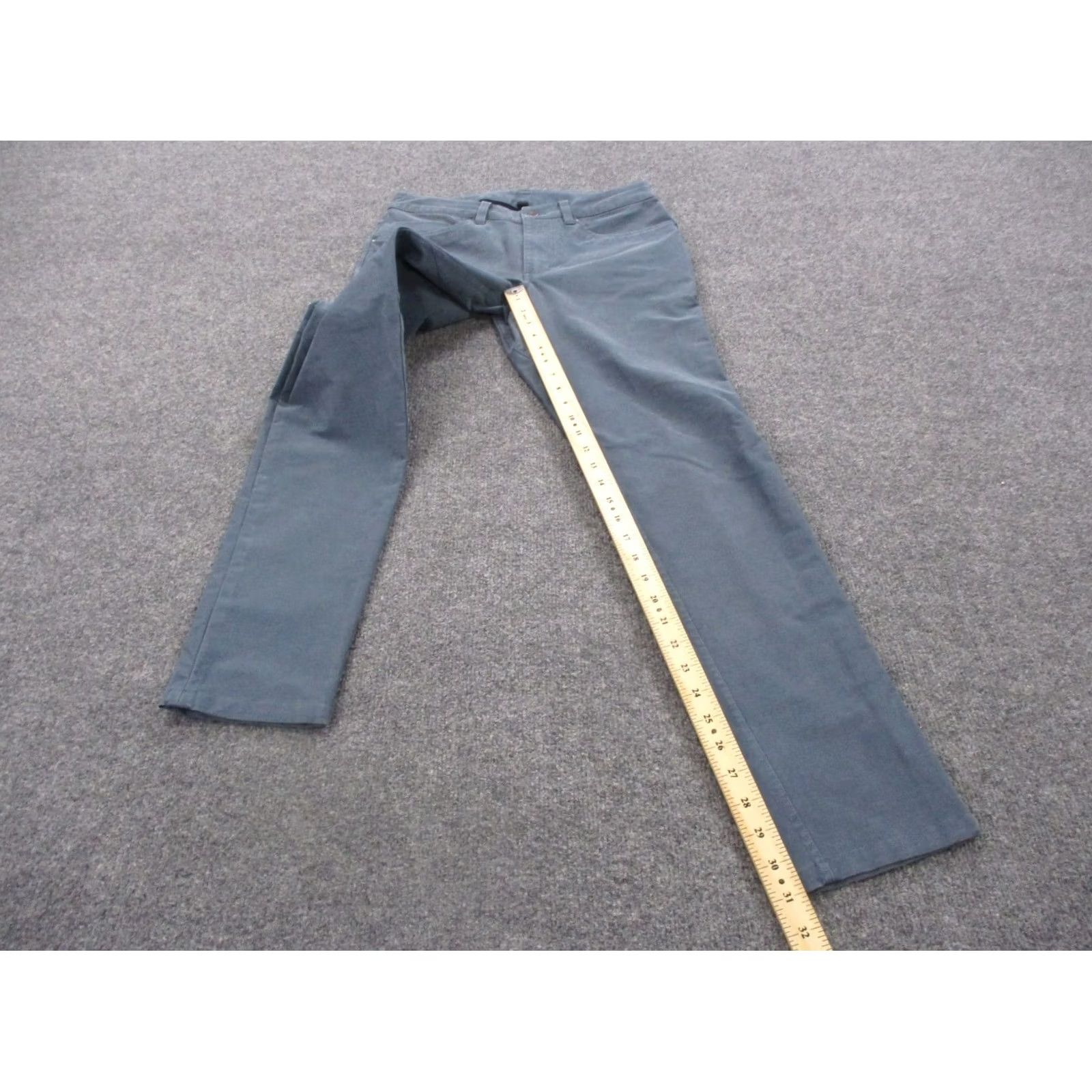 Lululemon Lululemon Chino Mens 28 Blue Pant Slim Canvas Business Preppy Utilitech LM5abns Size US 30 / EU 46 - 3 Thumbnail