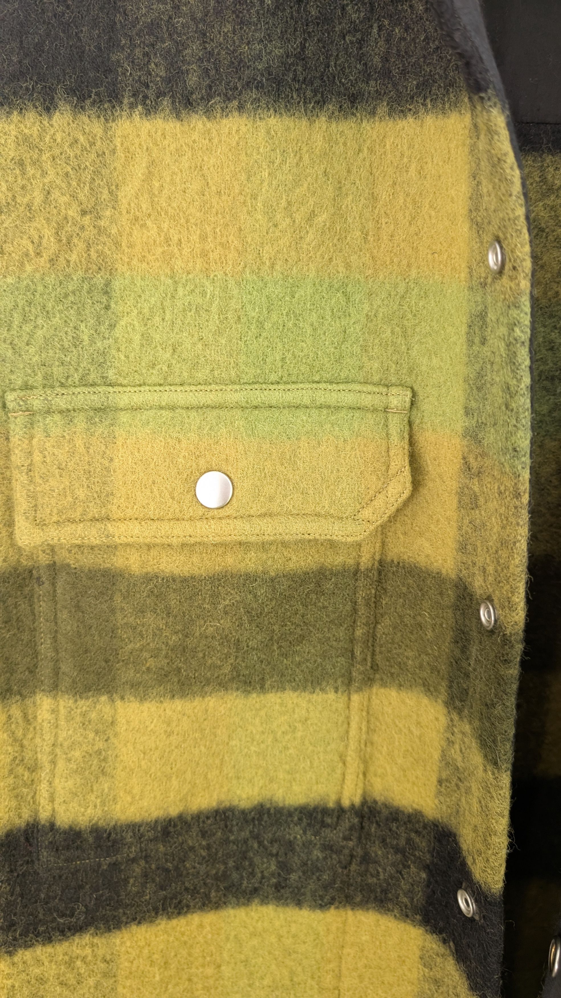 Rick Owens Rick Owens Luxor FW23 oversized coat/overshirt in Acid Plaid Size US S / EU 44-46 / 1 - 11 Thumbnail