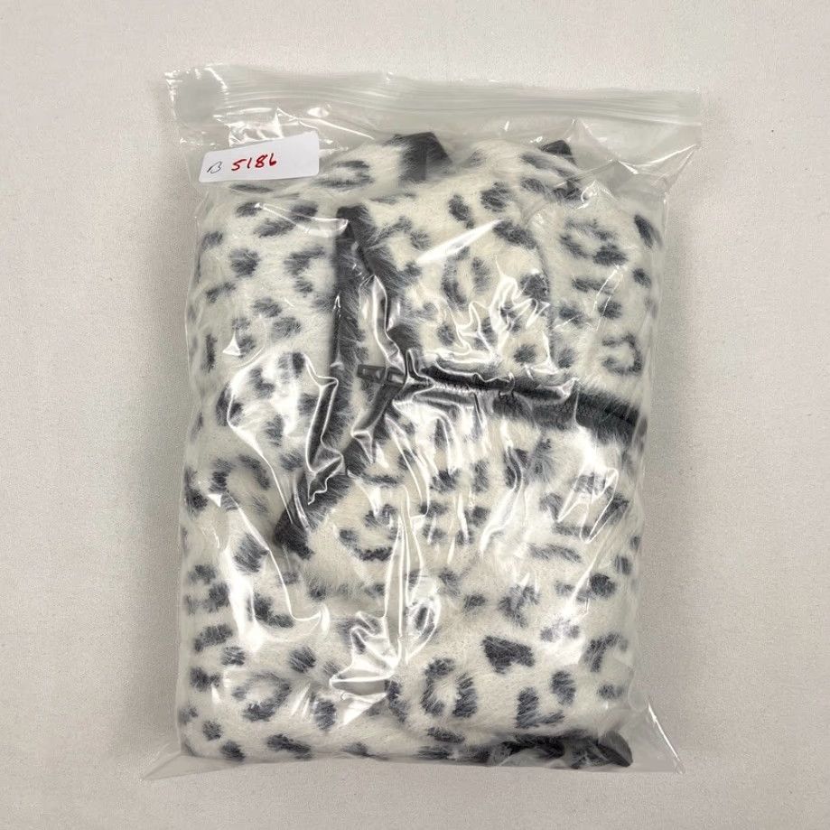 Anthropologie Anthropologie Snow Leopard Cindy Half Zip Pullover Sweater Womens M Knit Fuzzy Size M / US 6-8 / IT 42-44 - 8 Thumbnail