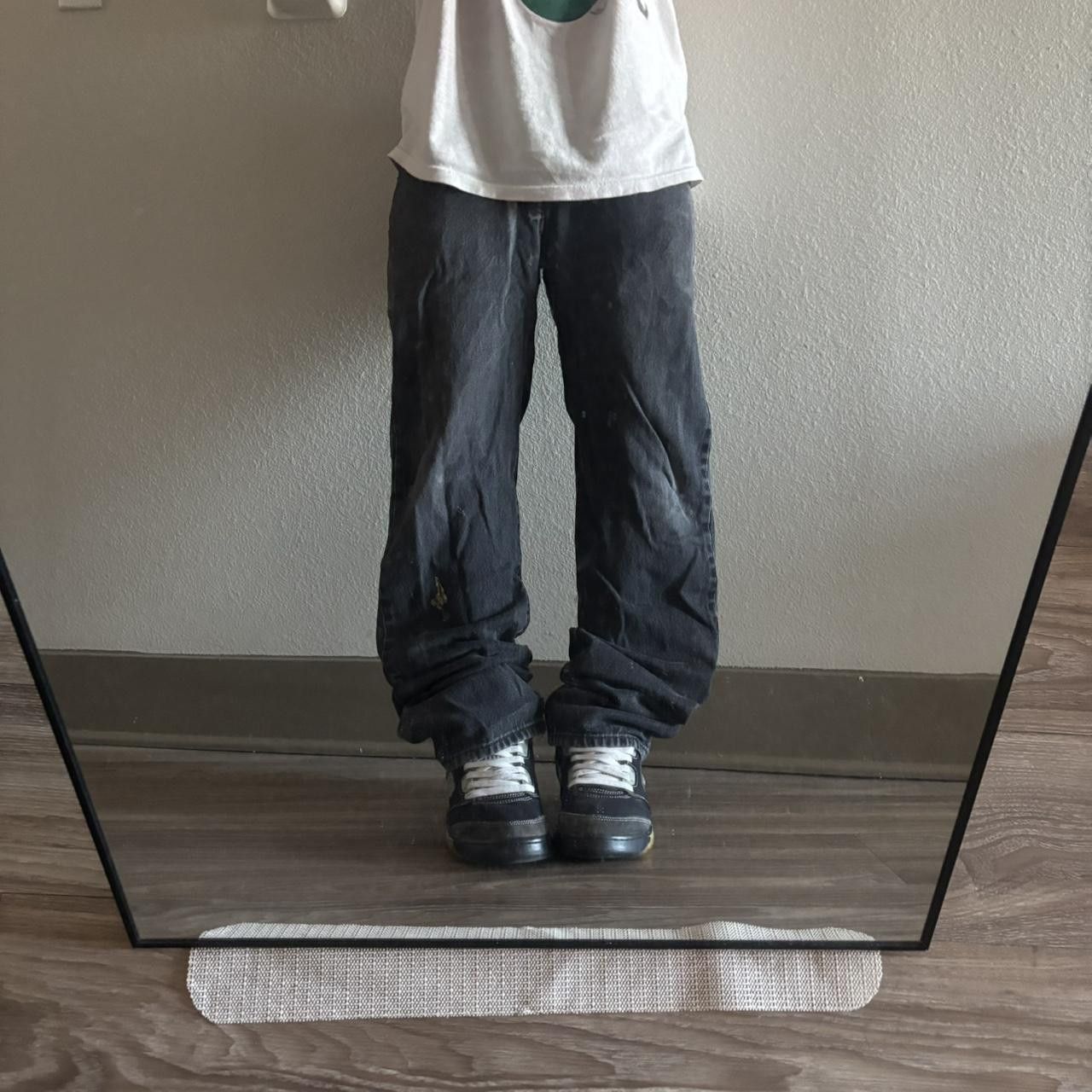 Levi's Crazy Vintage Y2K/2000s Grunge Black Levis 501 Denim Jeans! 31x32 Size US 31 - 1 Thumbnail