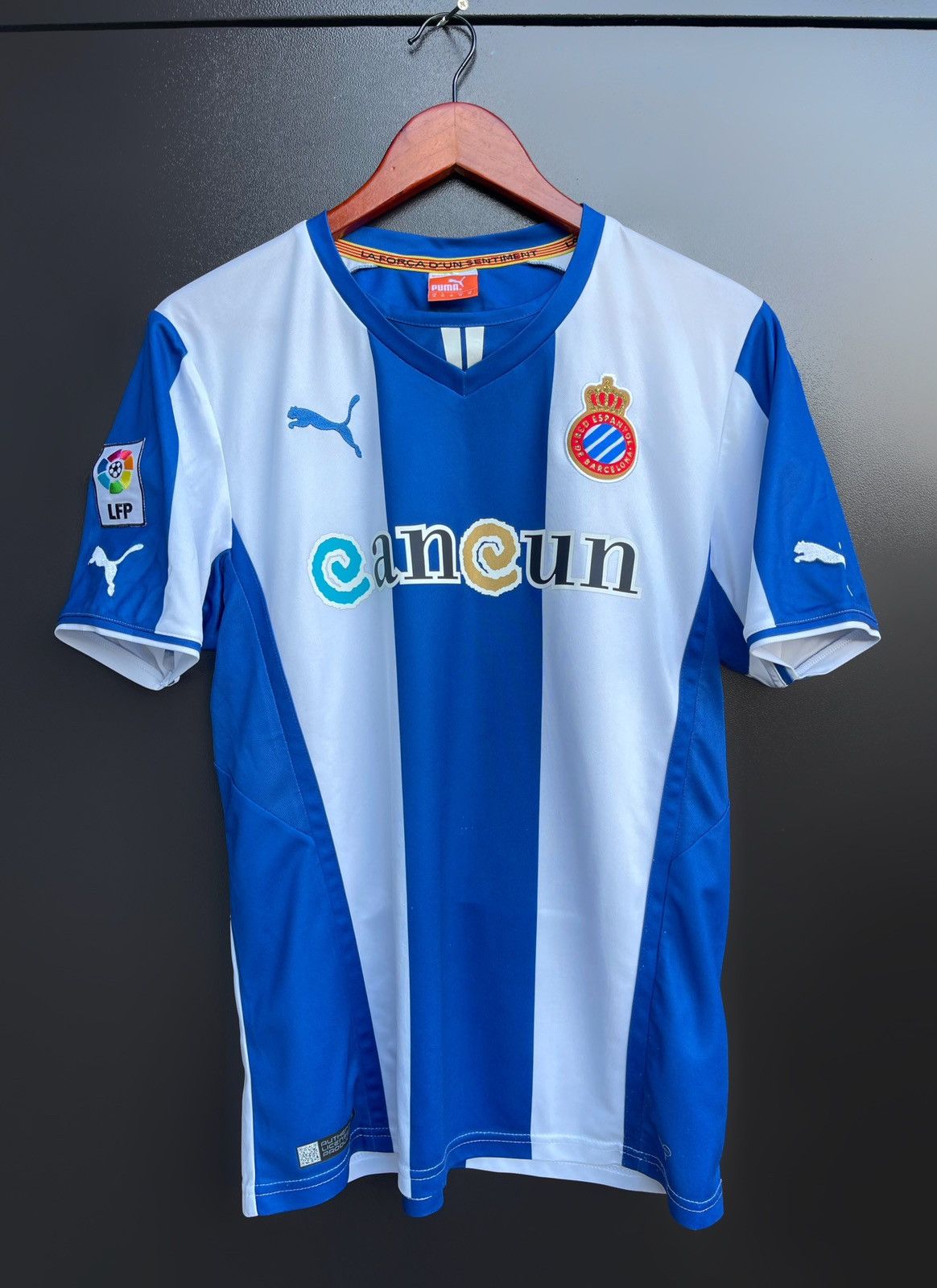 Puma PUMA FC ESPANYOL 2013/2014 SOCCER FOOTBALL SHIRT JERSEY Size US M / EU 48-50 / 2 - 1 Thumbnail