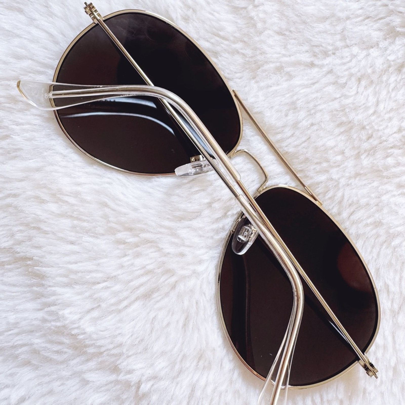 Other Francine Silver W/ Mirrored Lenses Aviator Sunglasses Size ONE SIZE - 11 Thumbnail